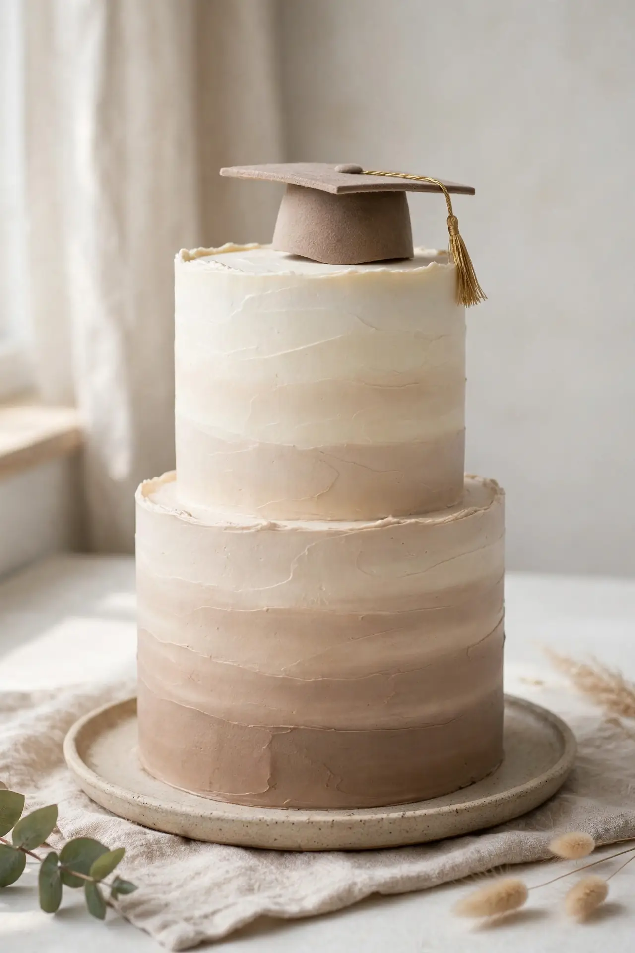 Ombre Frosting Cake