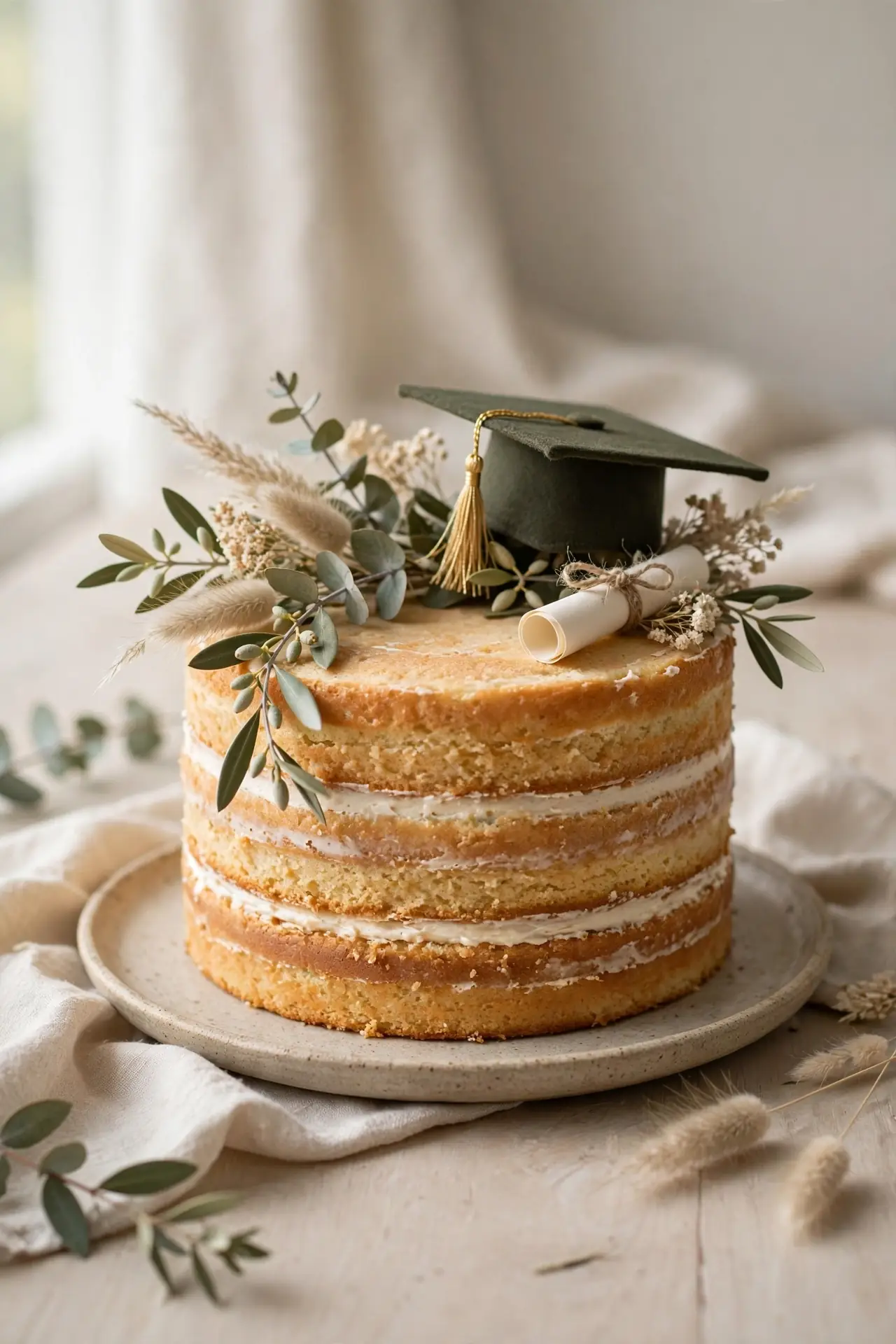 Rustic Naked Cake