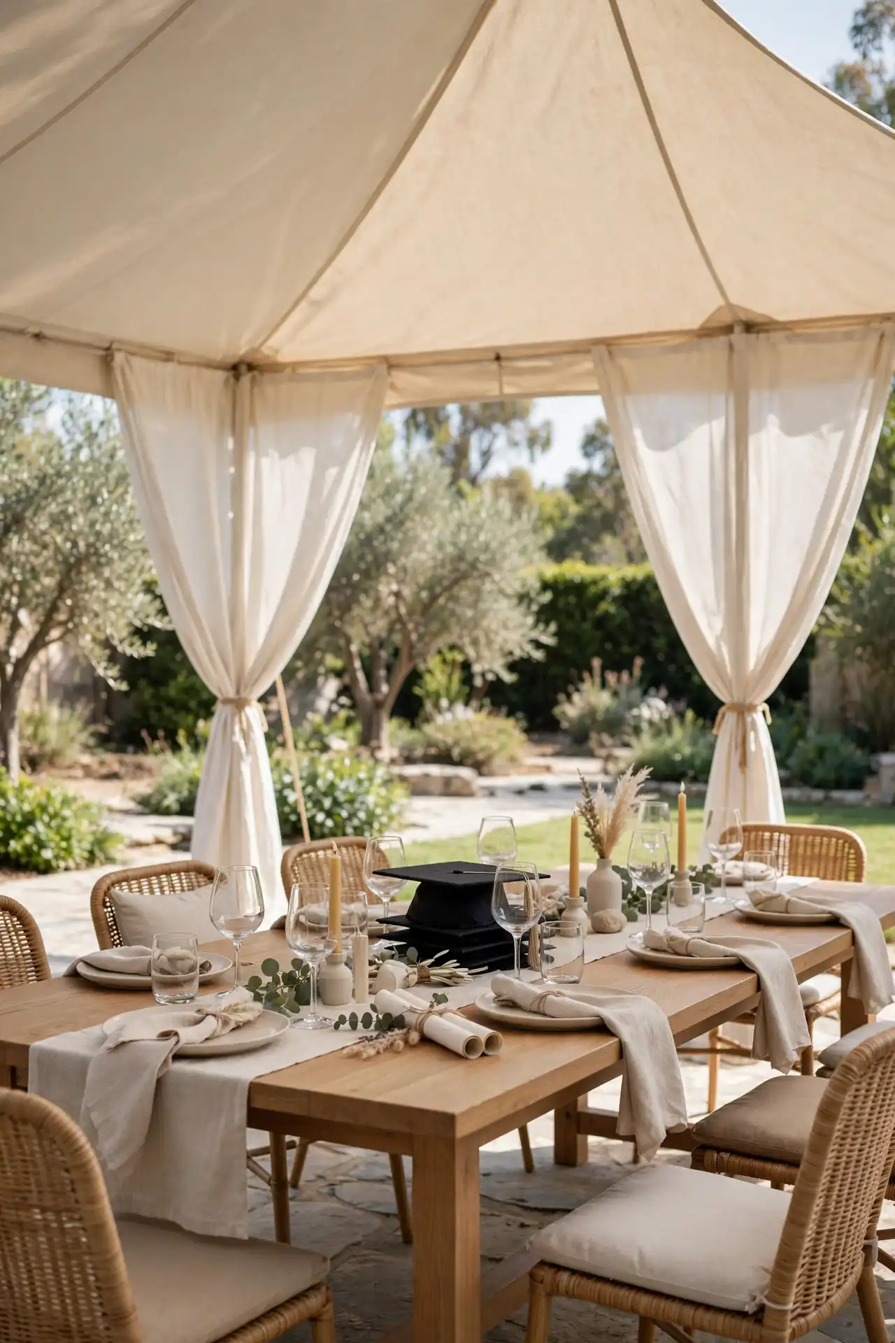 Backyard Tent Setup