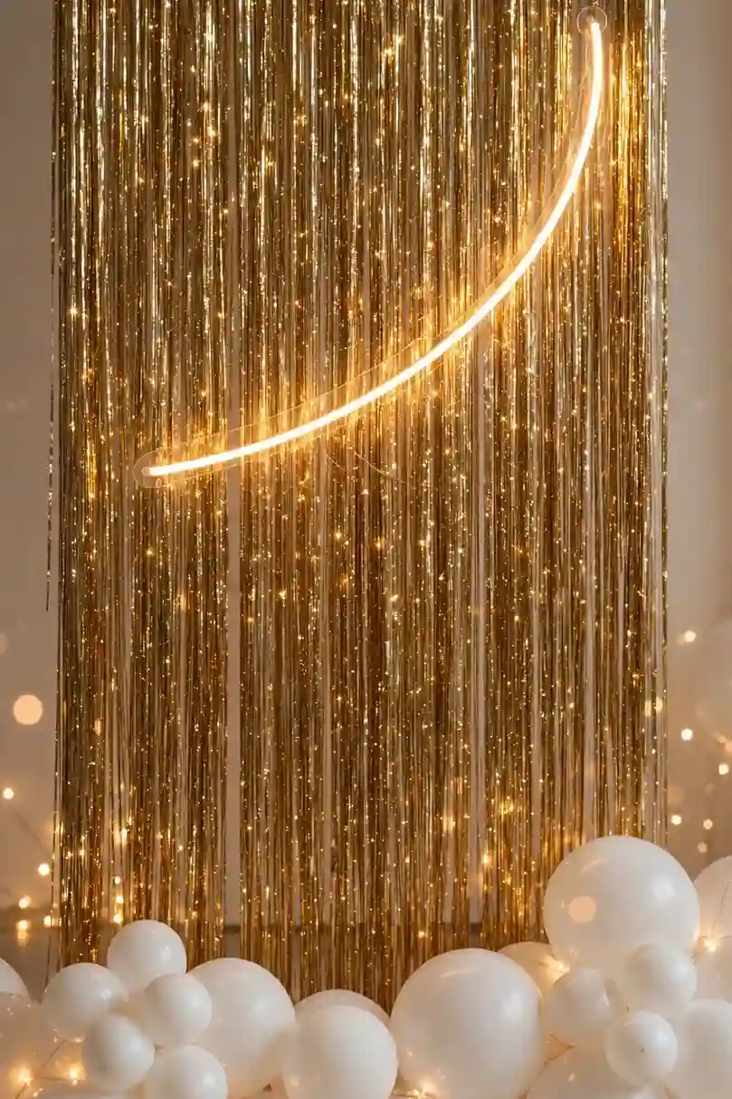 Shimmer Curtain Glow