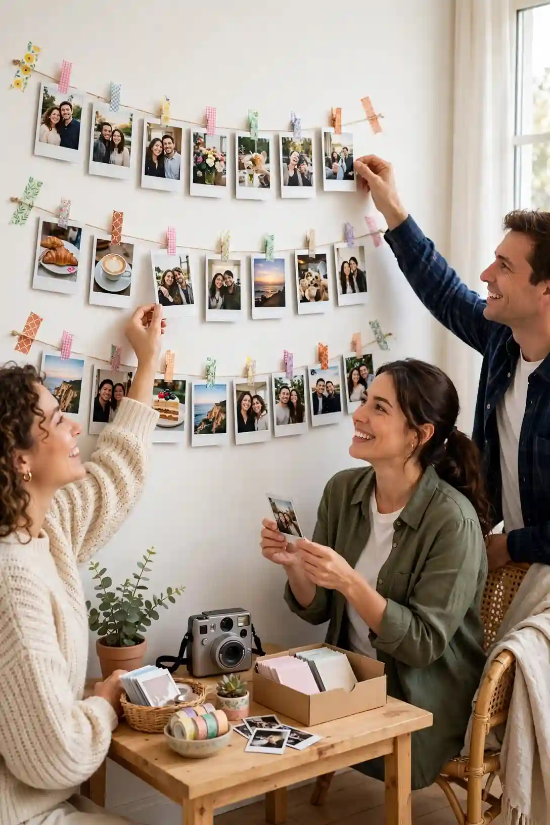 Polaroid Guest Wall