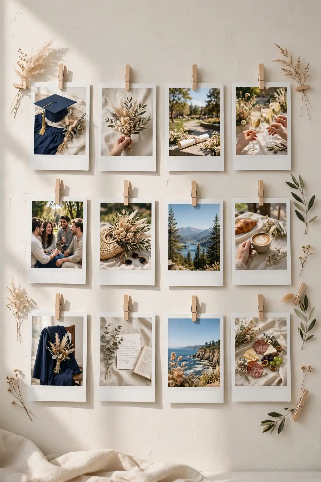 Polaroid Guest Wall