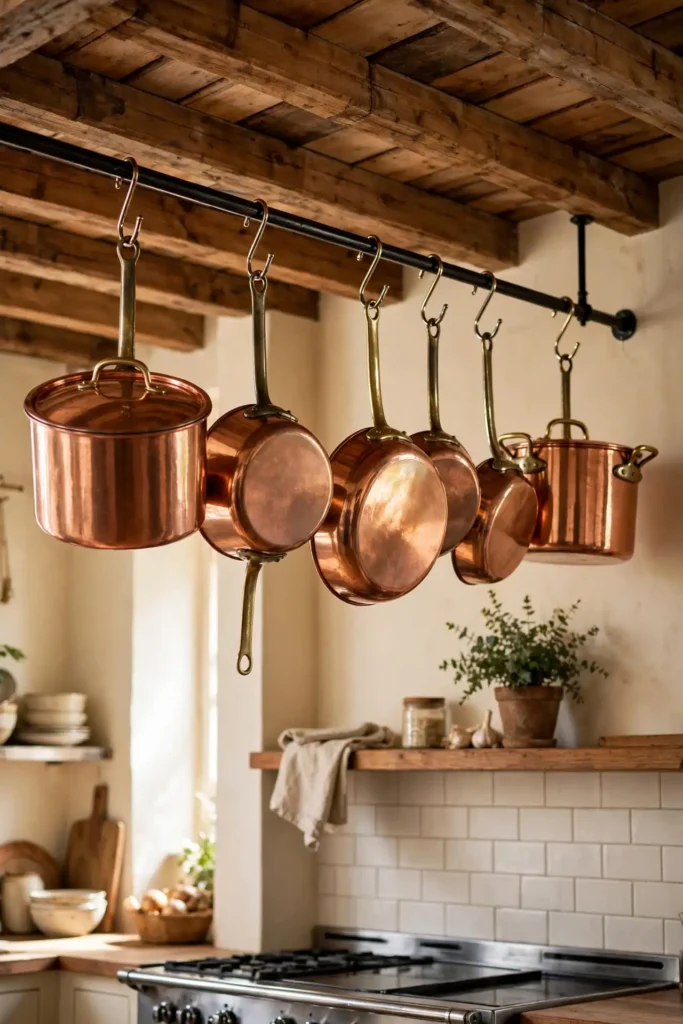 Copper Pot Rail