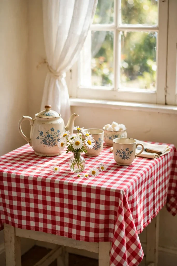 Gingham Tablecloth