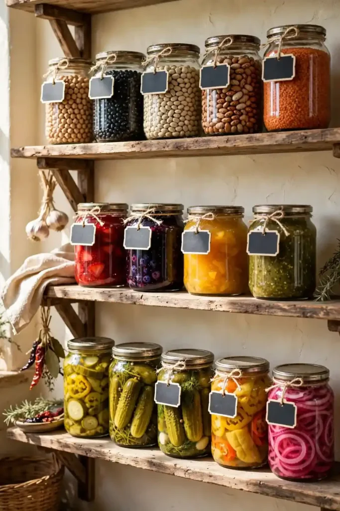 Preserving Jar Display