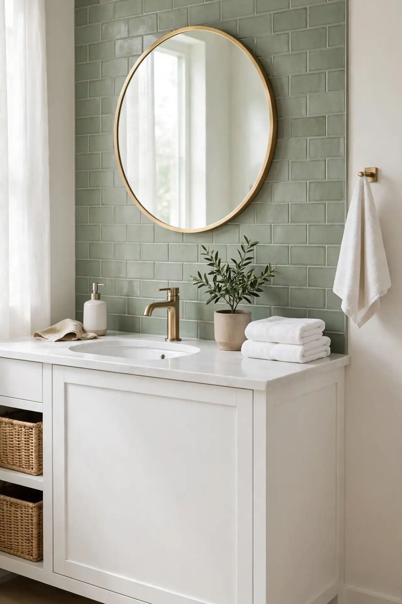 Sage Tile Accent