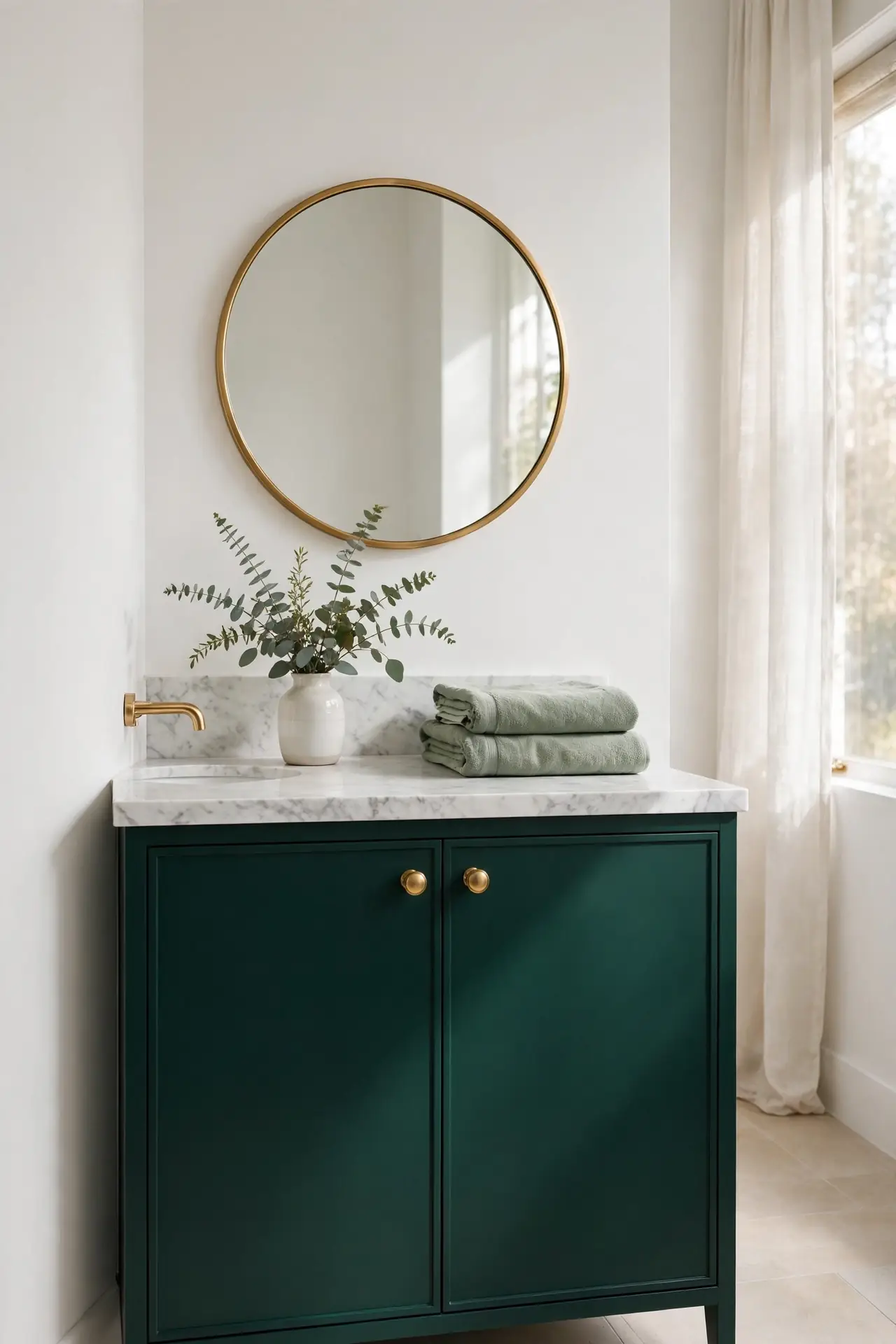 Emerald Vanity Cabinet