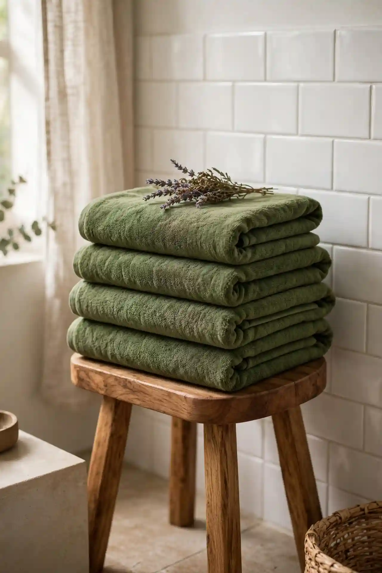 Moss Towel Styling