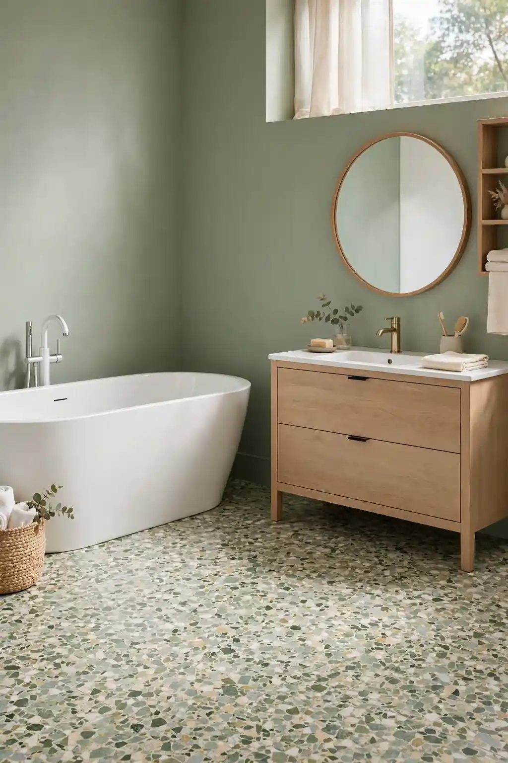 Terrazzo Green Floor