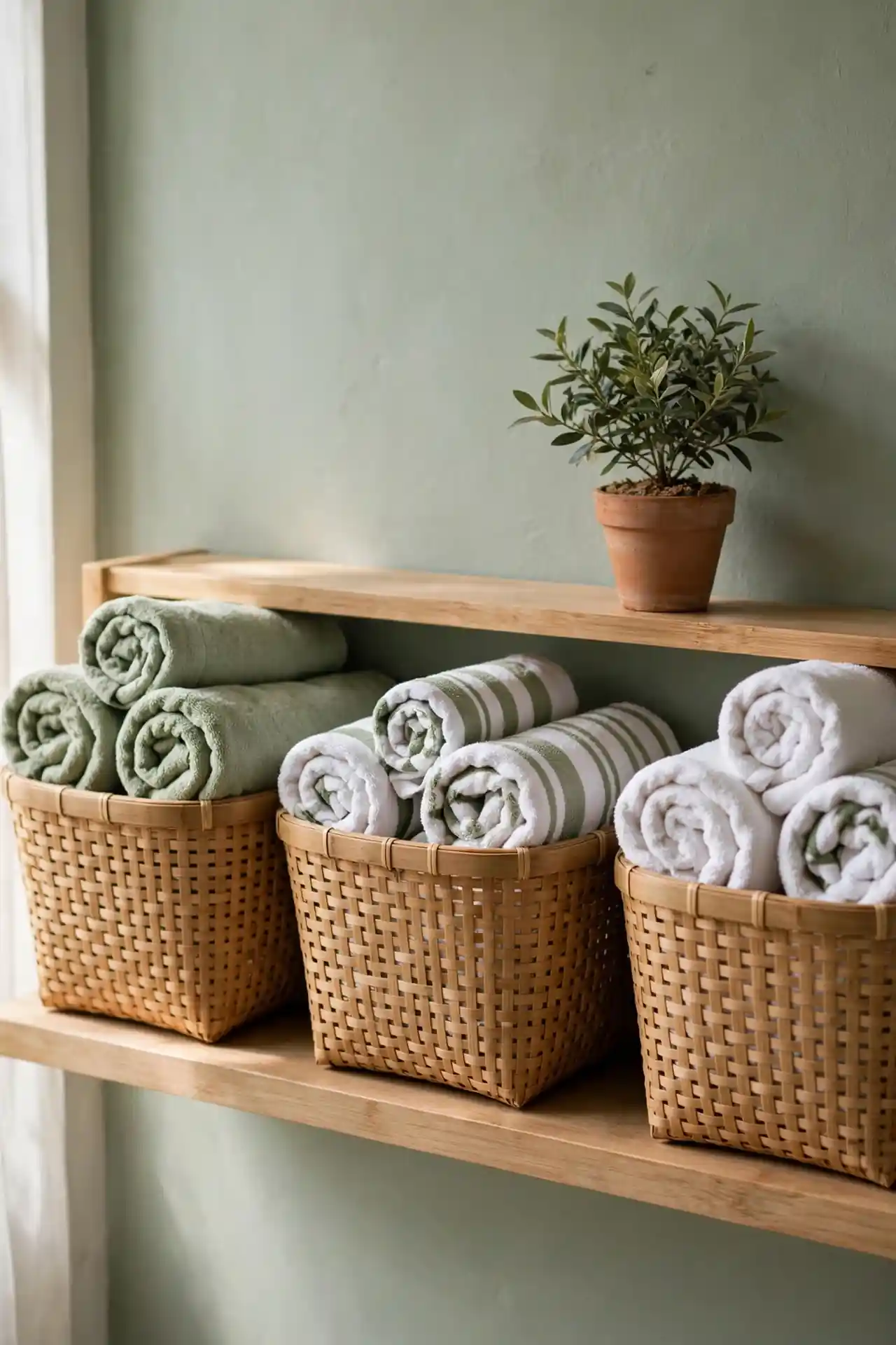 Bamboo Storage Baskets