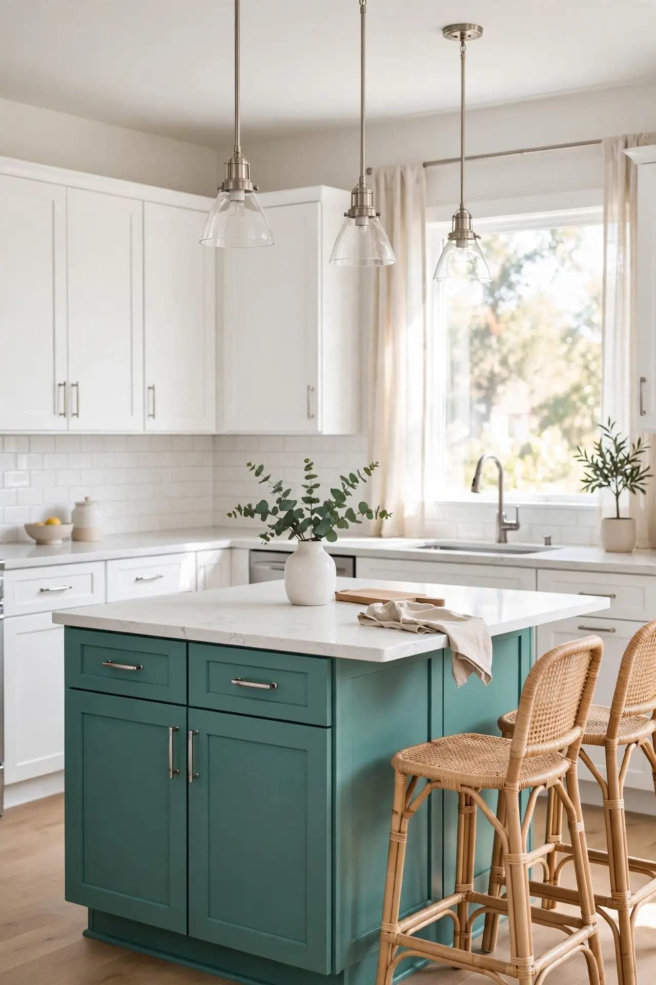 Teal Green Twist