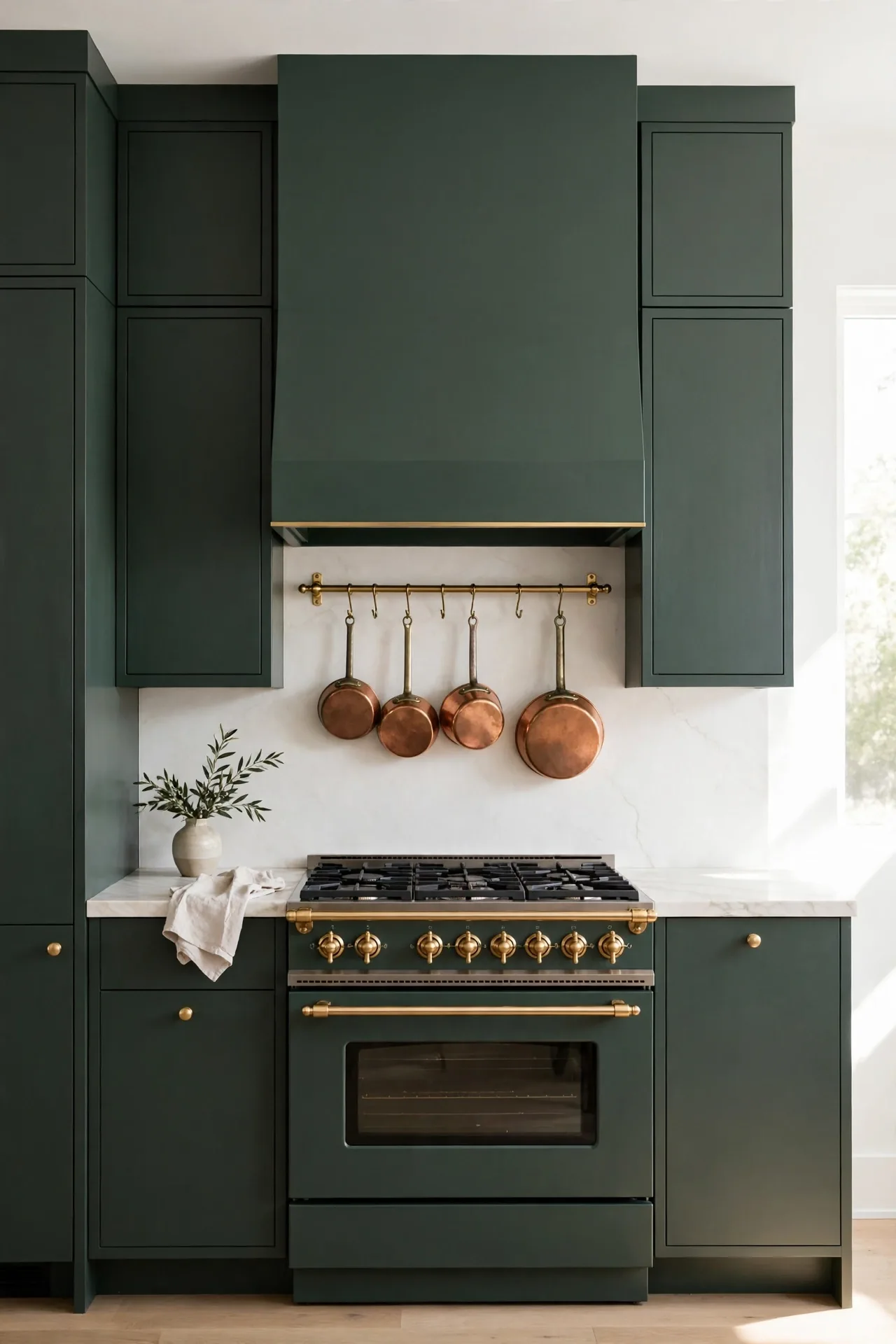 Dark Green Range Wall