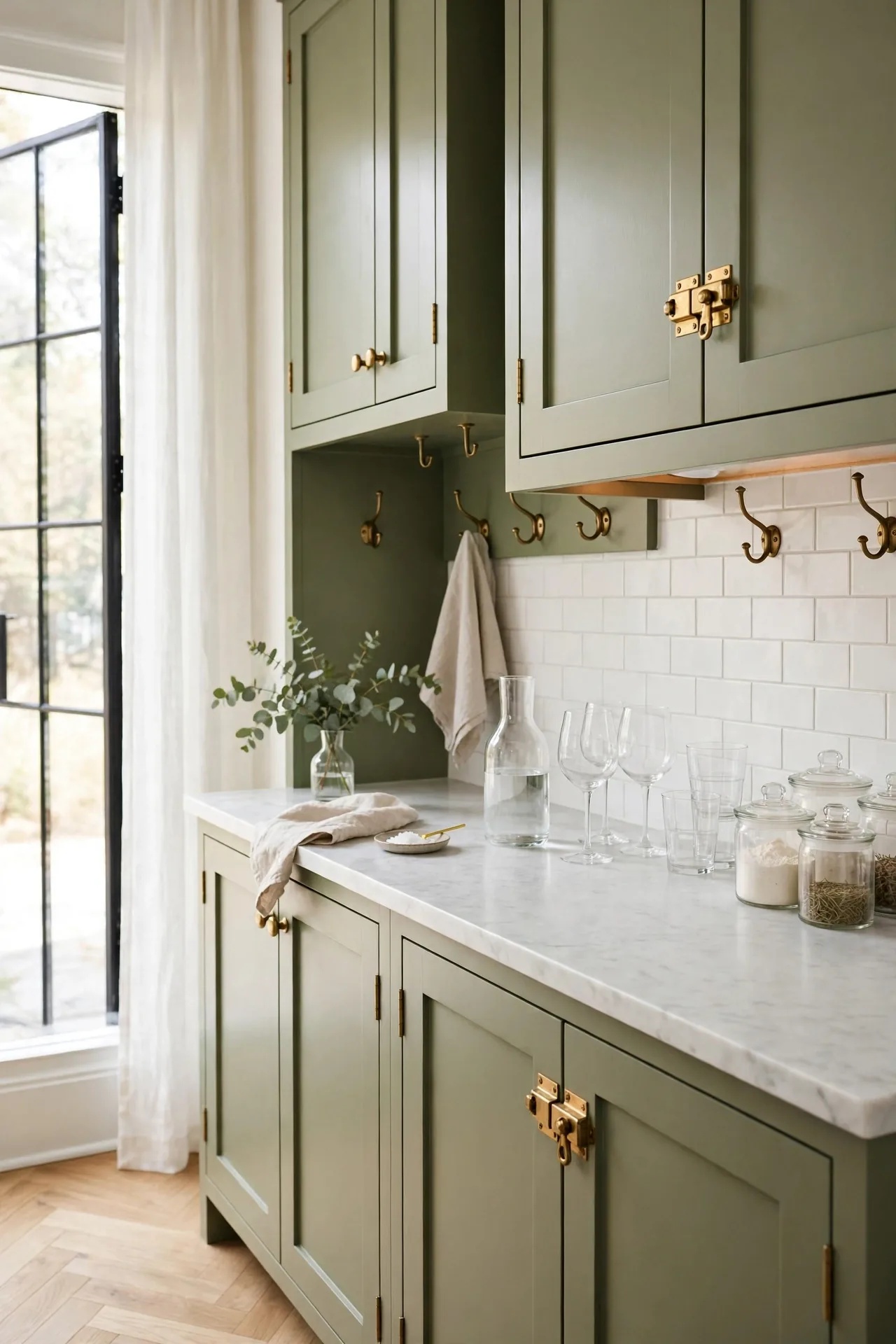 Moss Green Butler Pantry