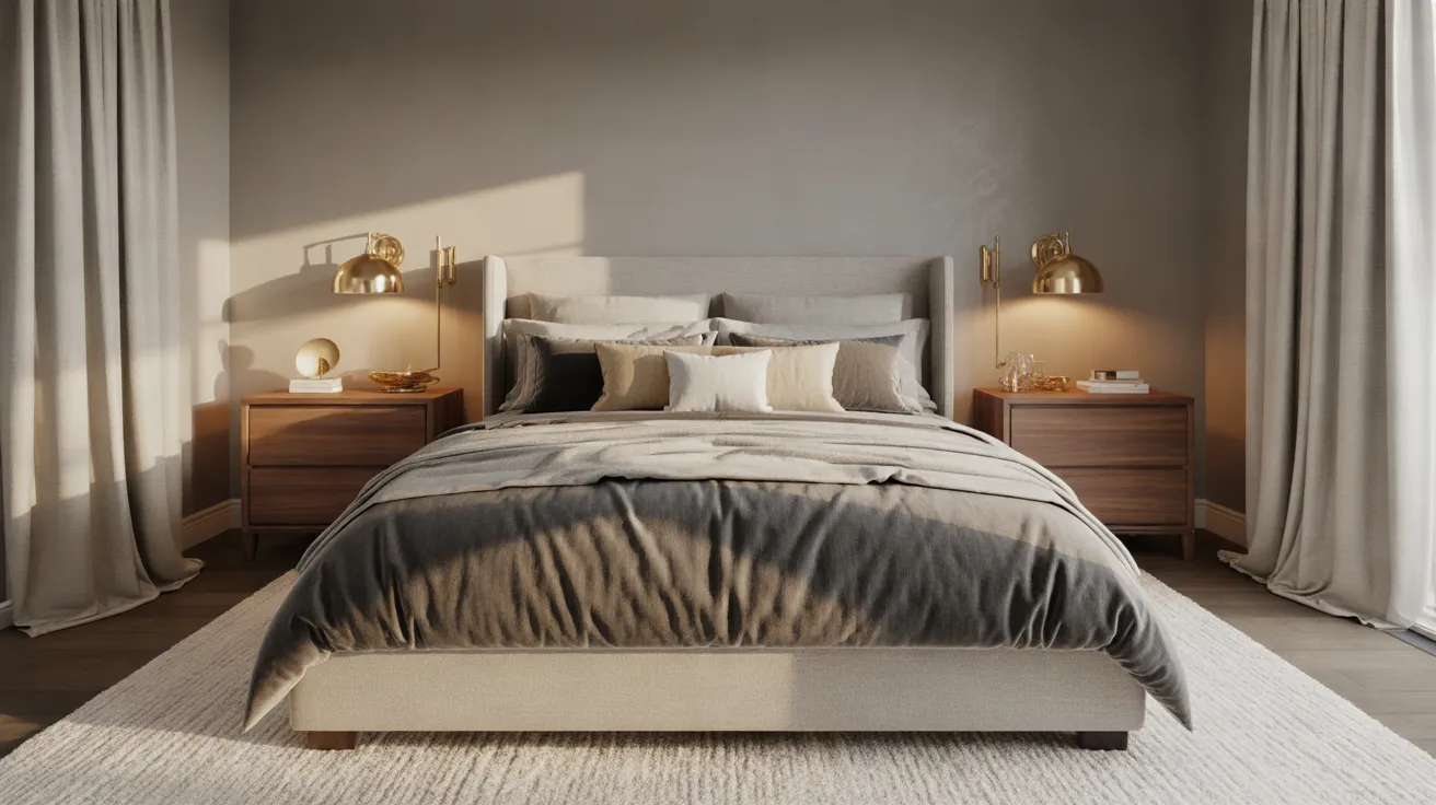 grey bedrooms