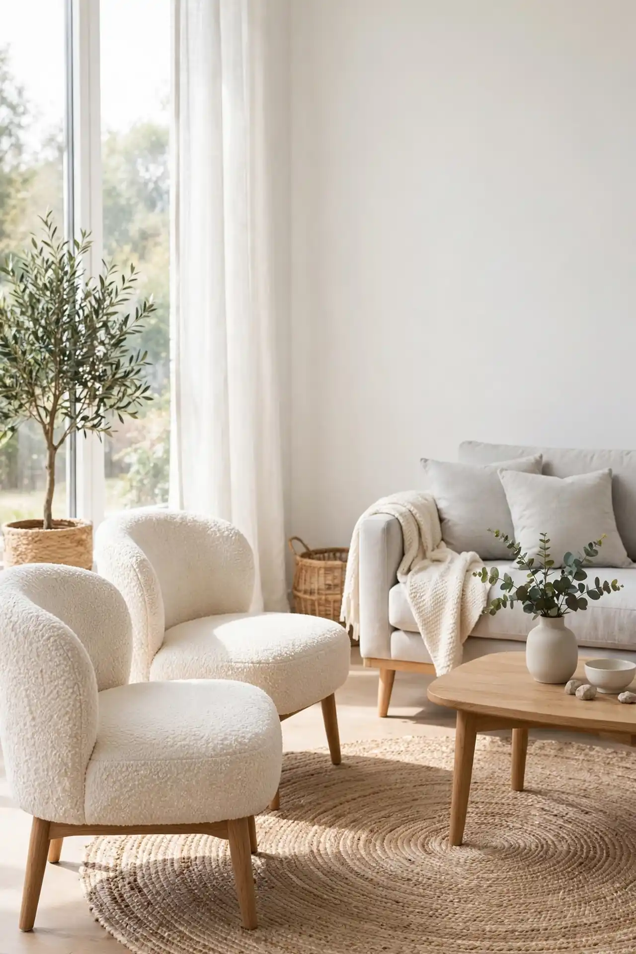 Boucle Accent Chairs