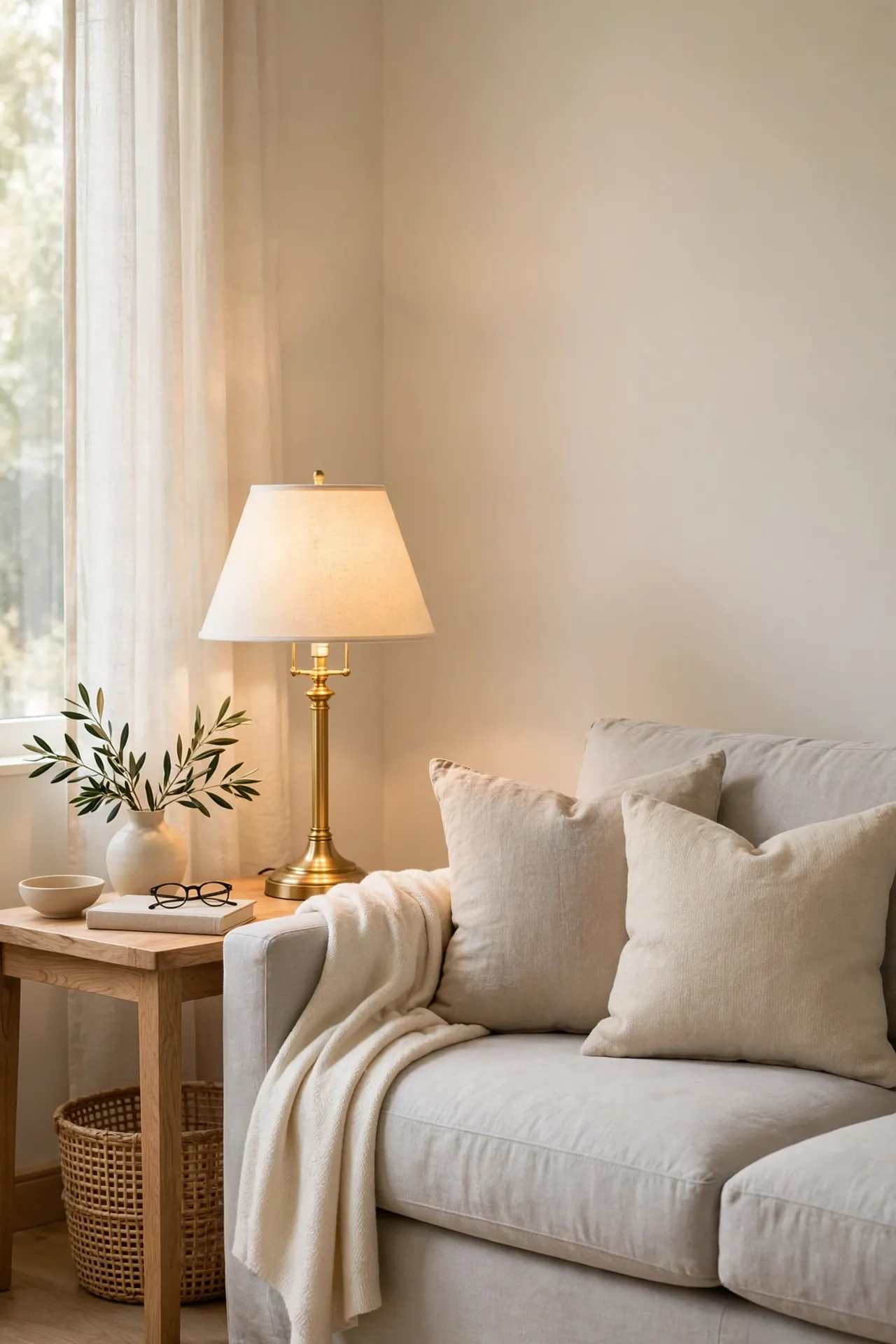 Brass Lamp Glow