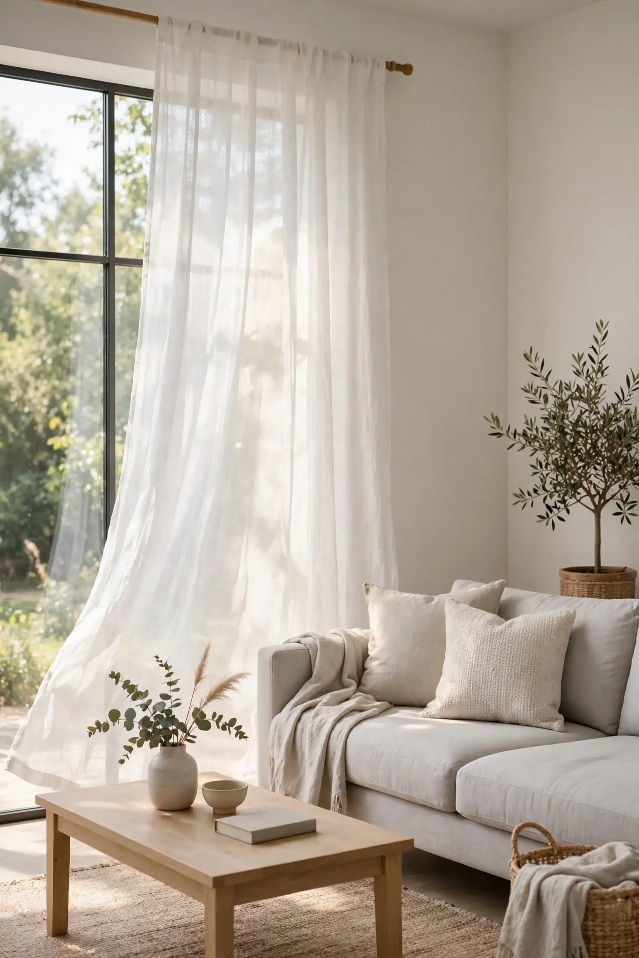 Sheer Linen Curtains