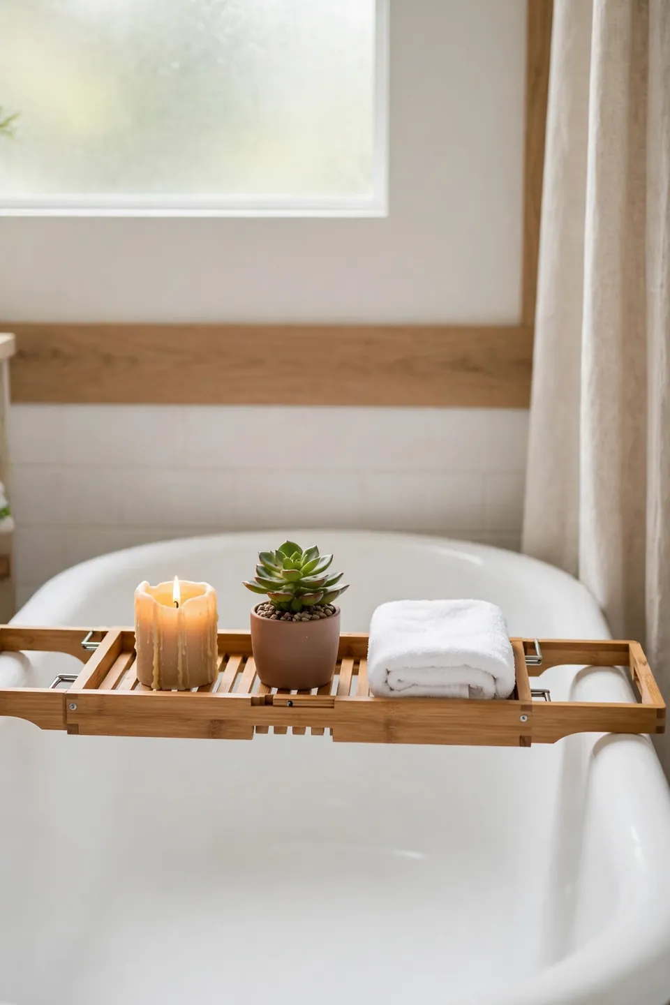 Bamboo Bath Caddy