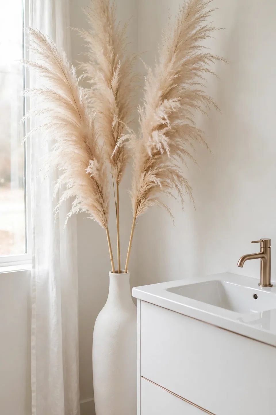 Pampas Grass Vase