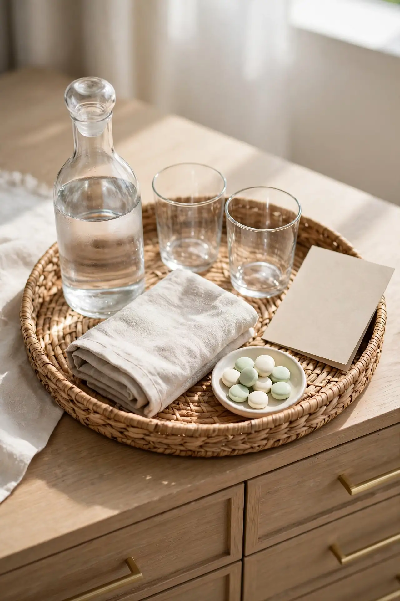 Thoughtful Welcome Tray