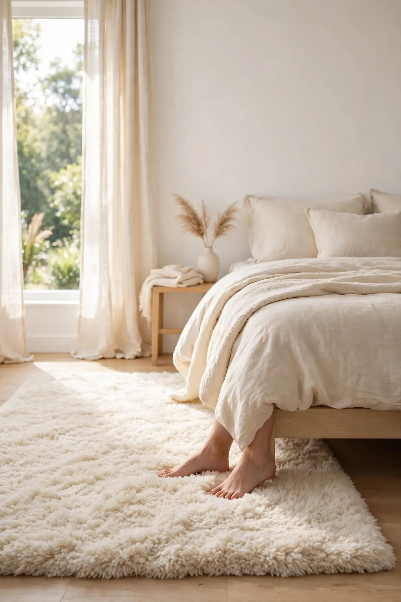 Plush Rug Underfoot