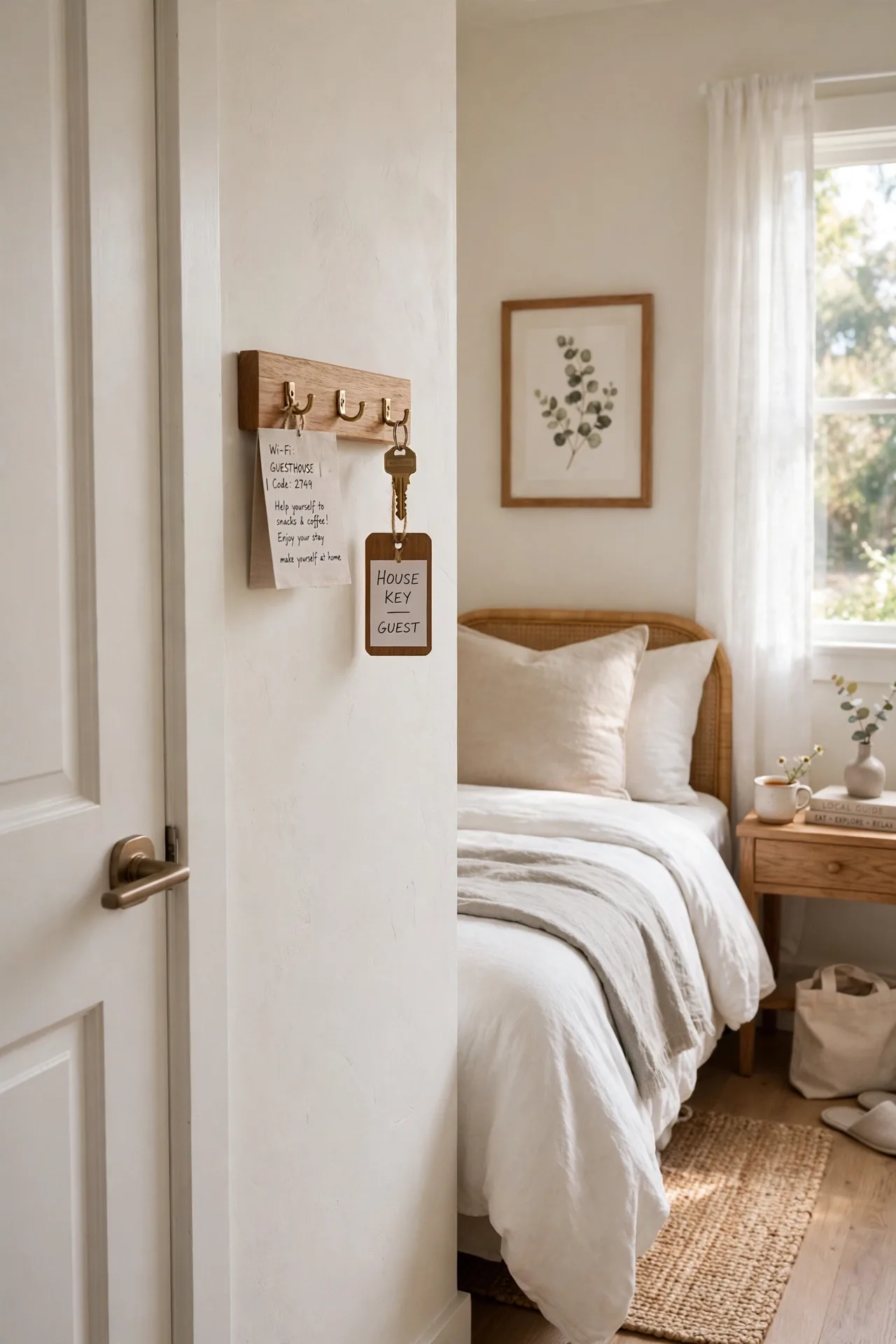Spare Key Hook for guest bedroom ideas in small spaces