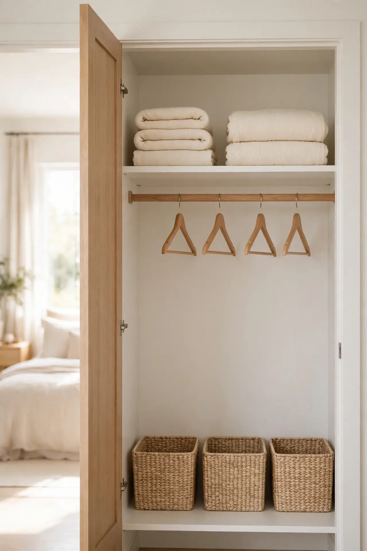 Decluttered Closet Space