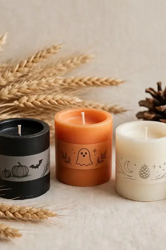 Spooky Candle Trio
