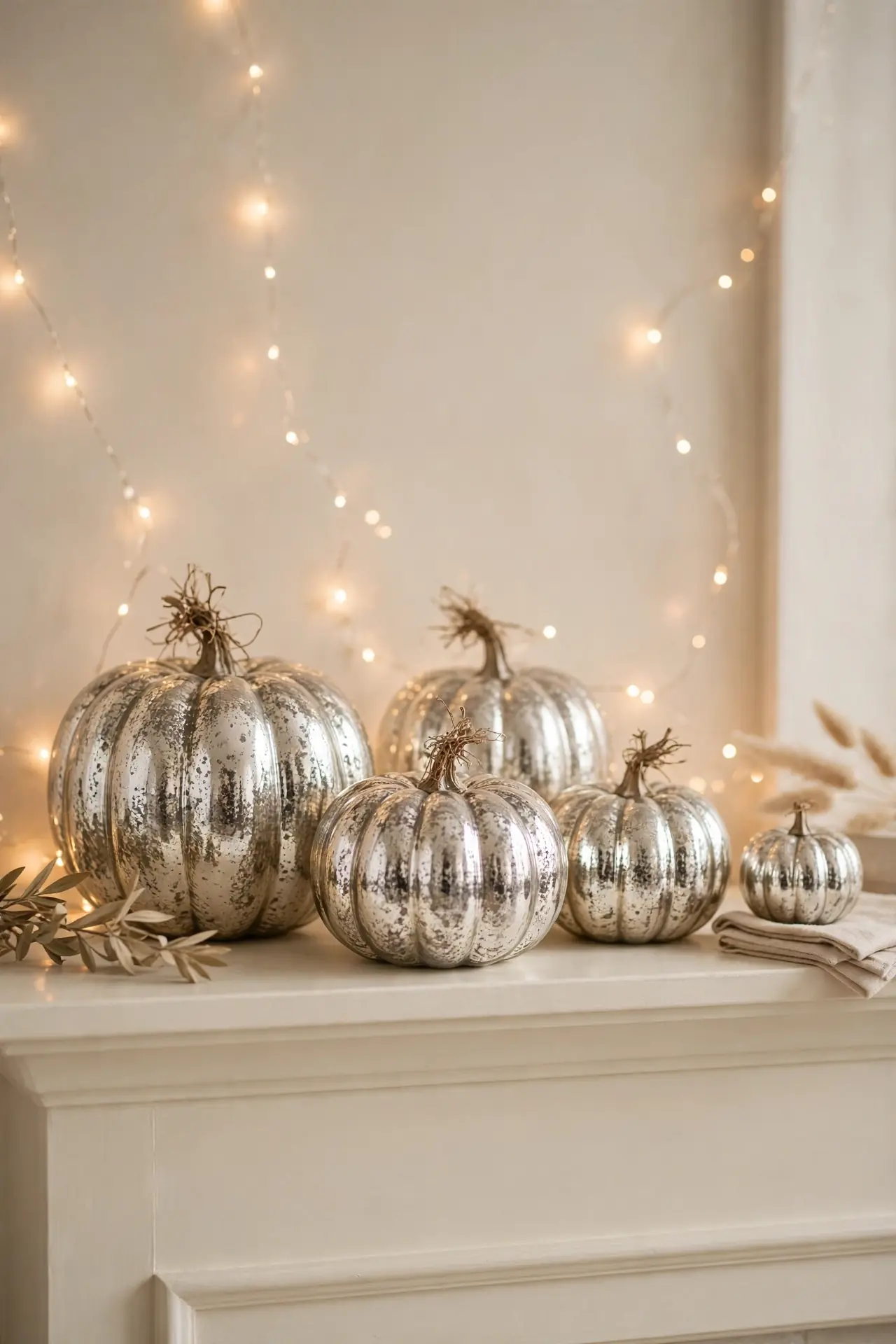 Mercury Glass Pumpkins