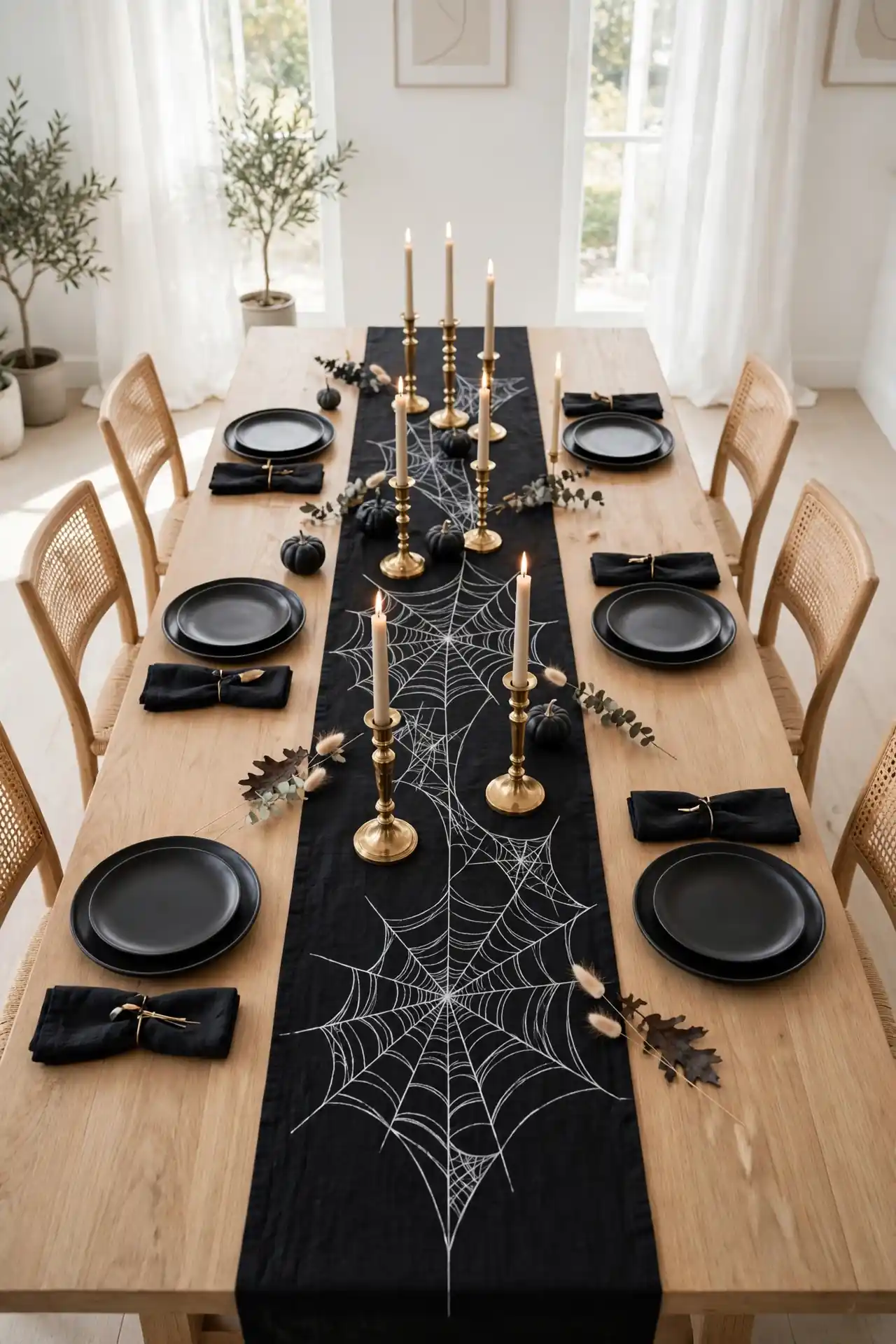 Spider Web Table Runner