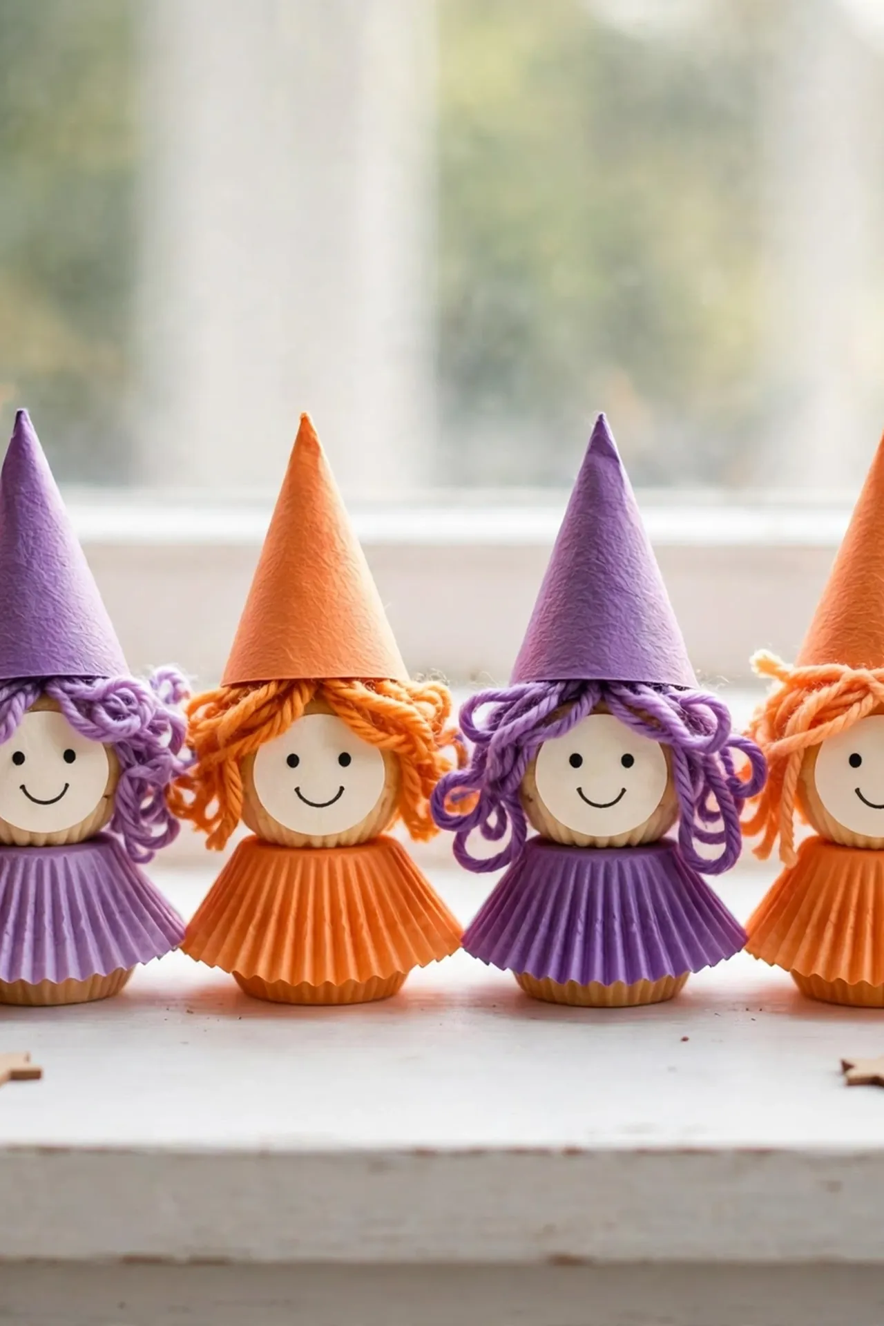 Cupcake Liner Witches