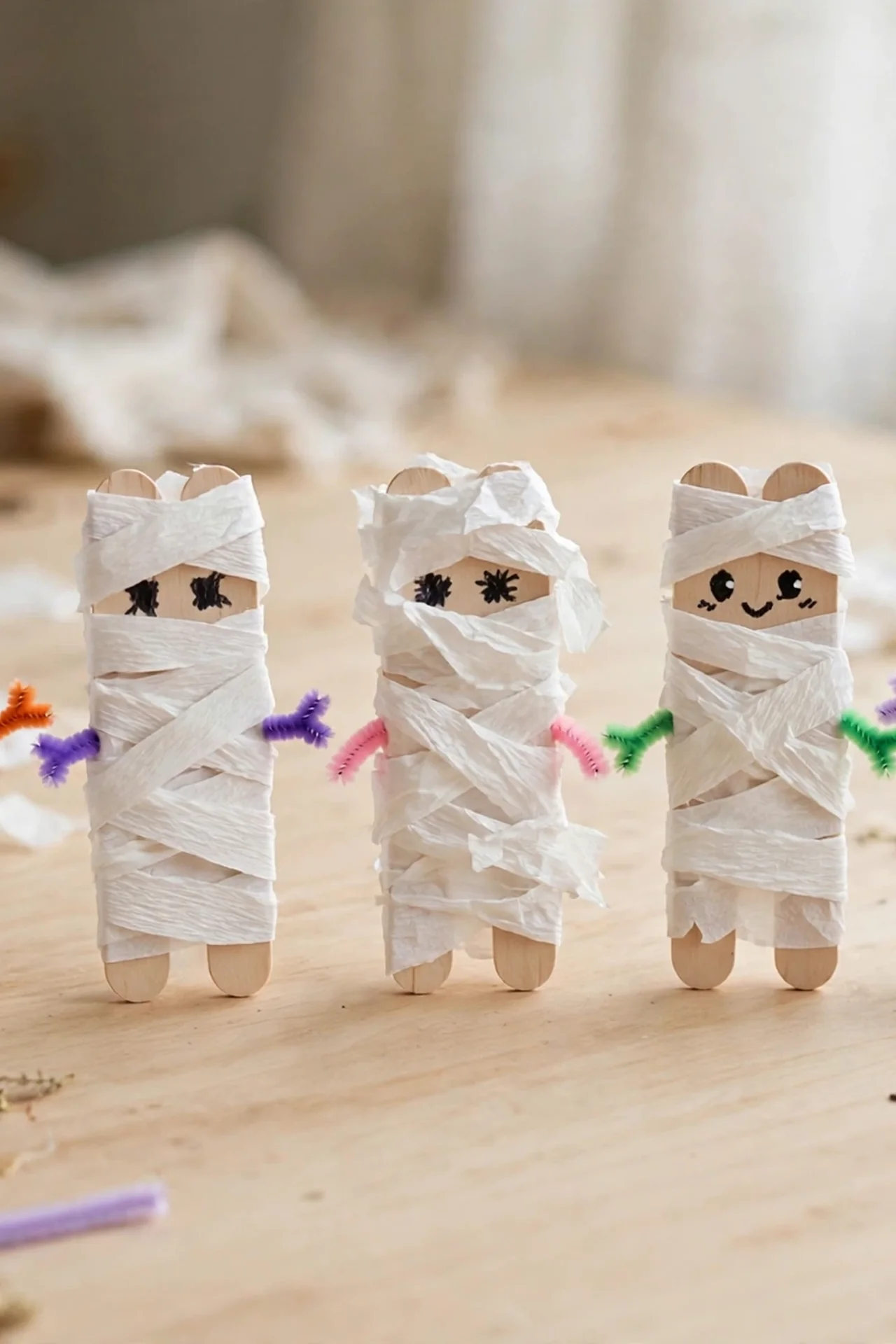 Popsicle Stick Mummies