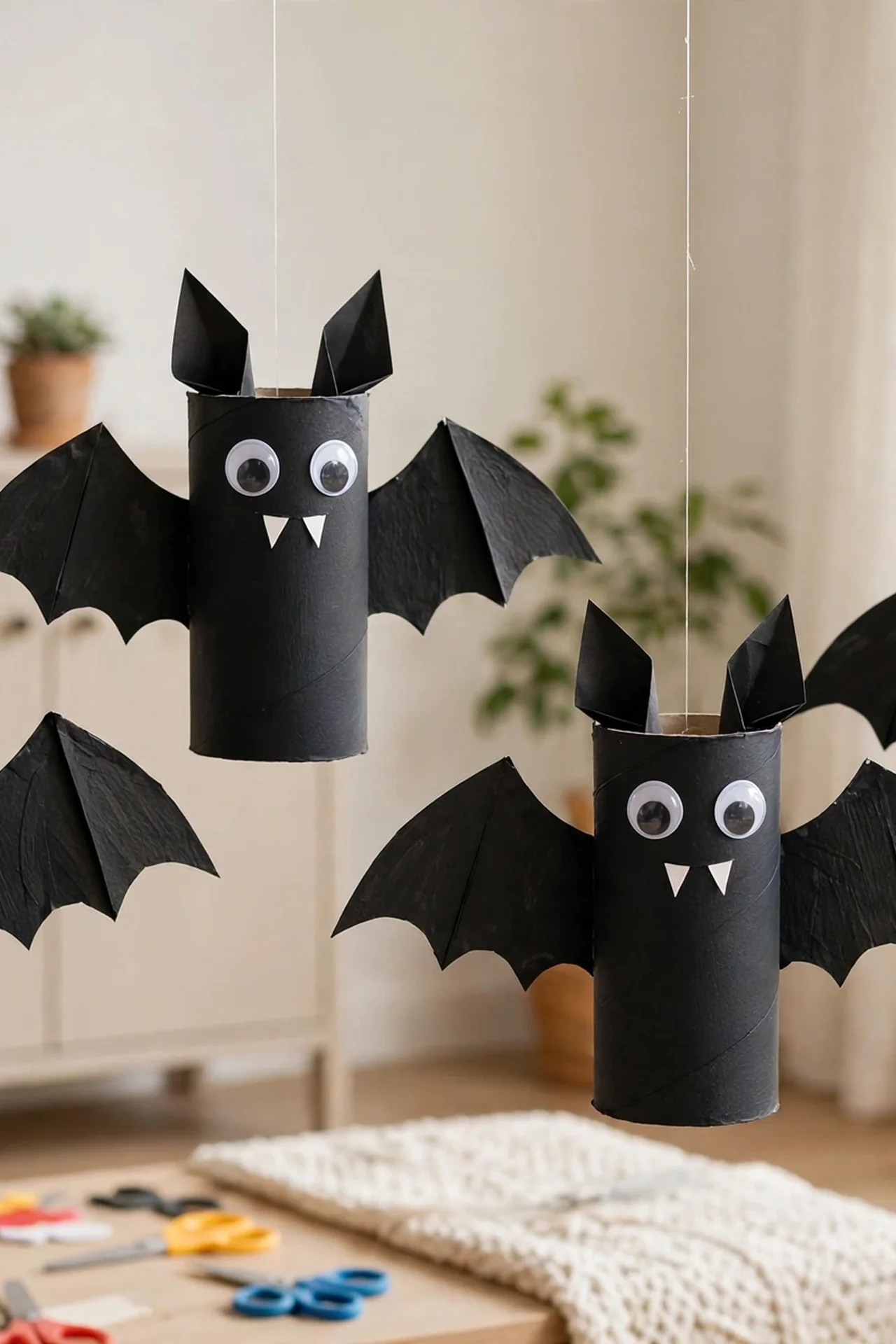 Toilet Roll Bats