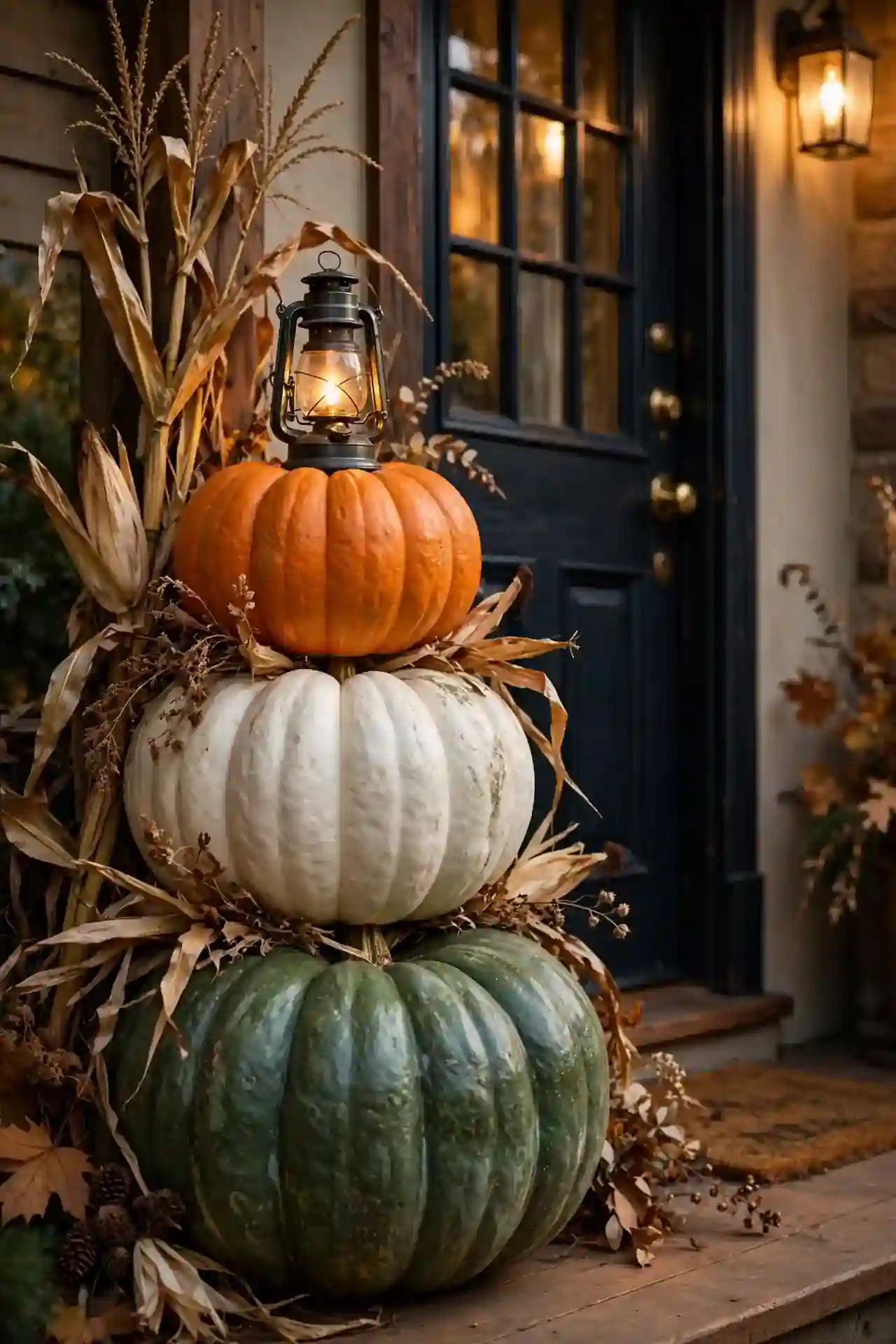 Pumpkin Stack Entryway