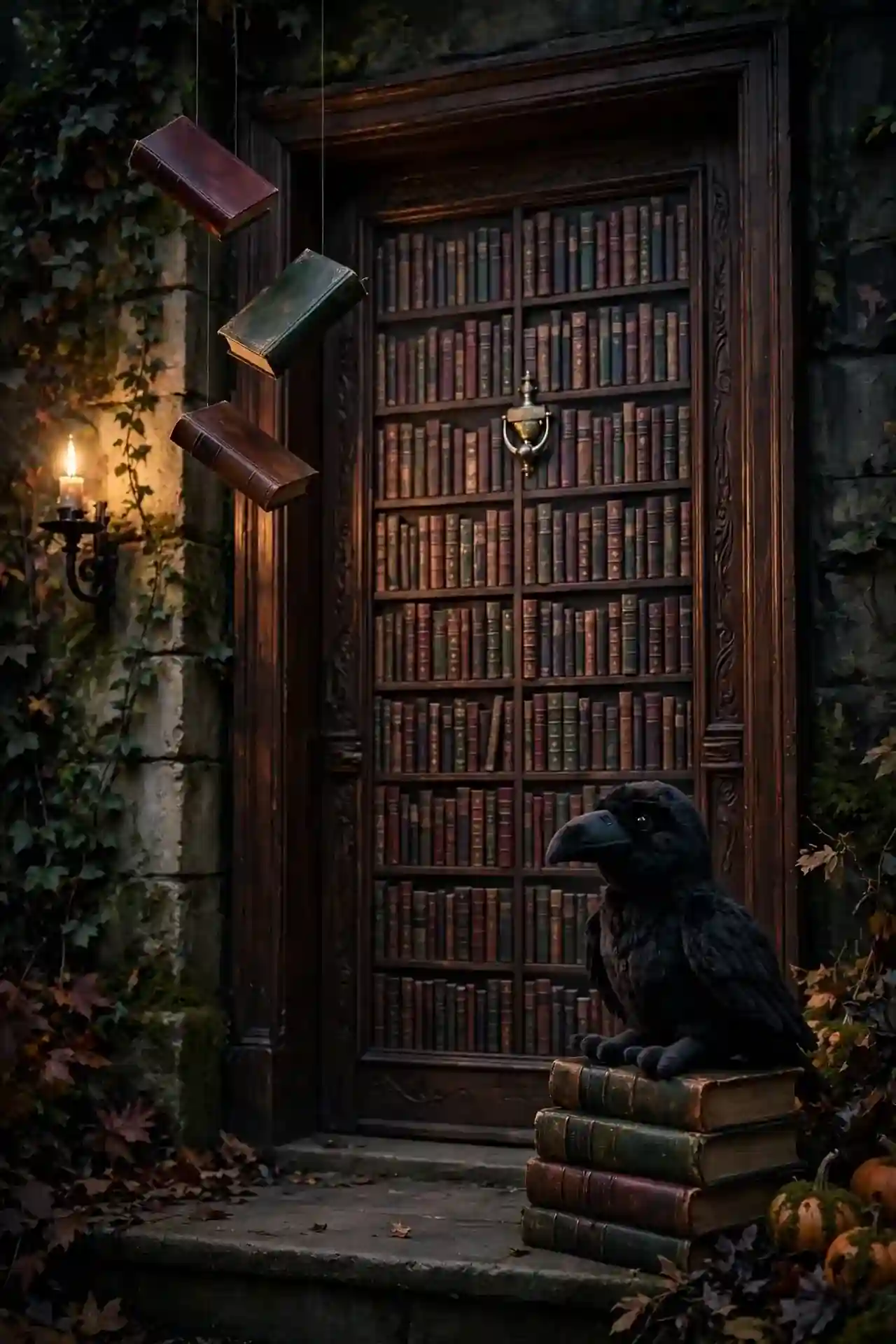 Haunted Library Door