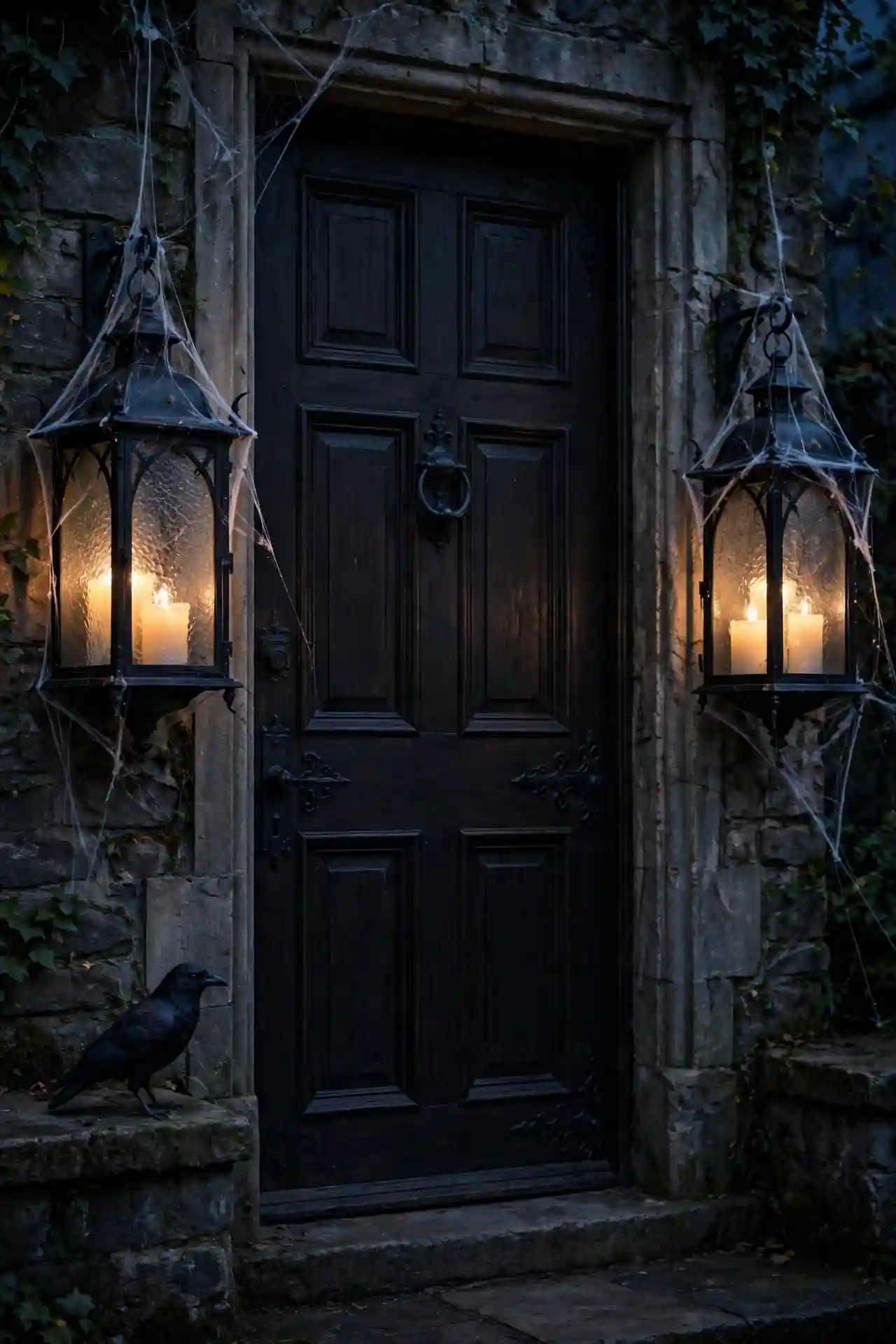 Gothic Lantern Pair