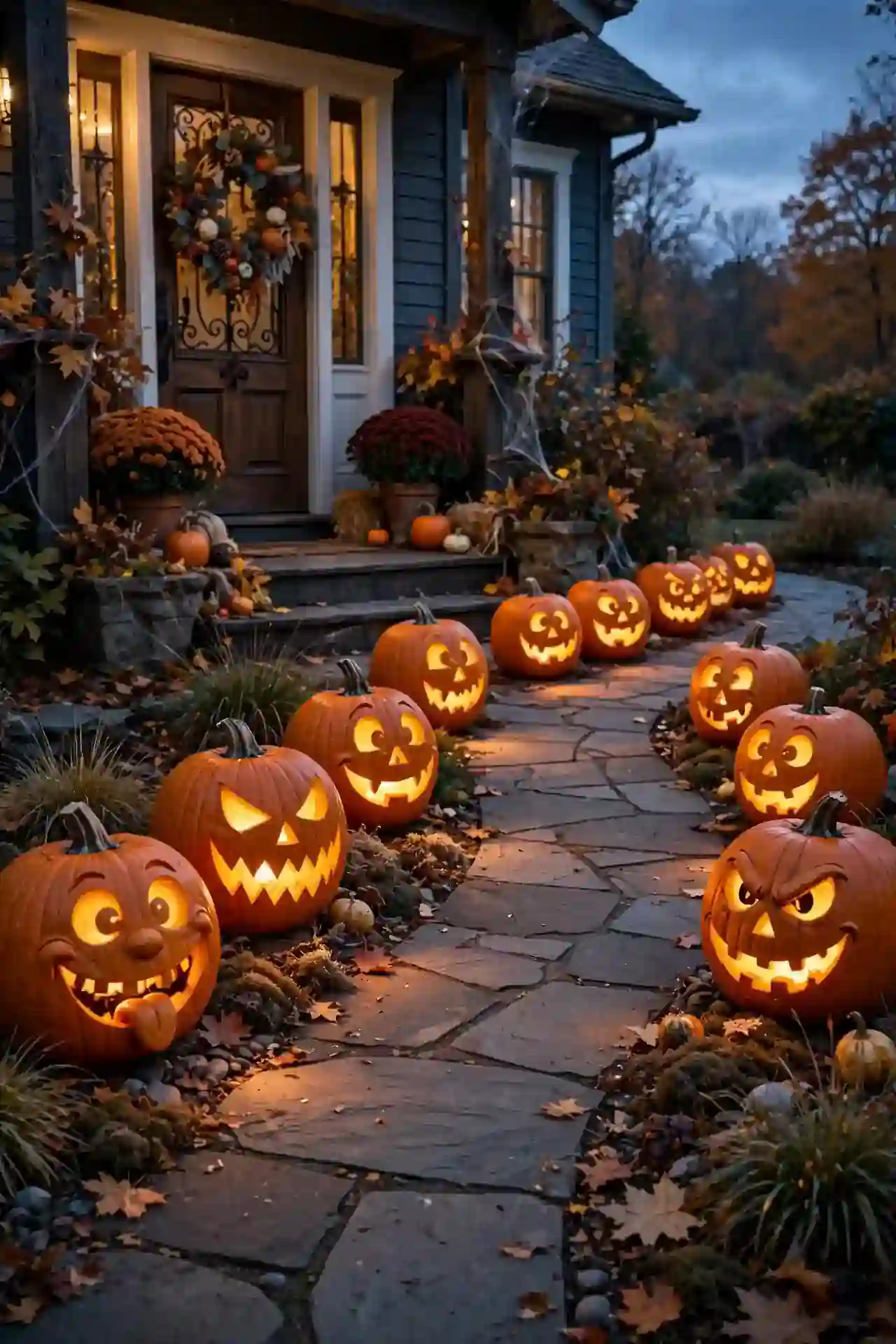 Jack-o'-Lantern Row