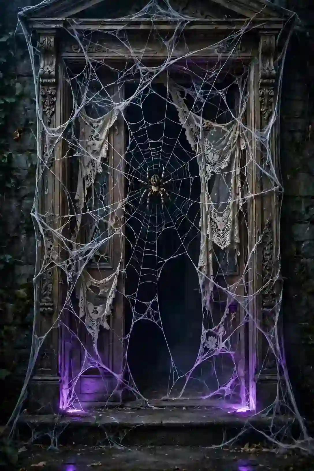 Spiderweb Door Frame