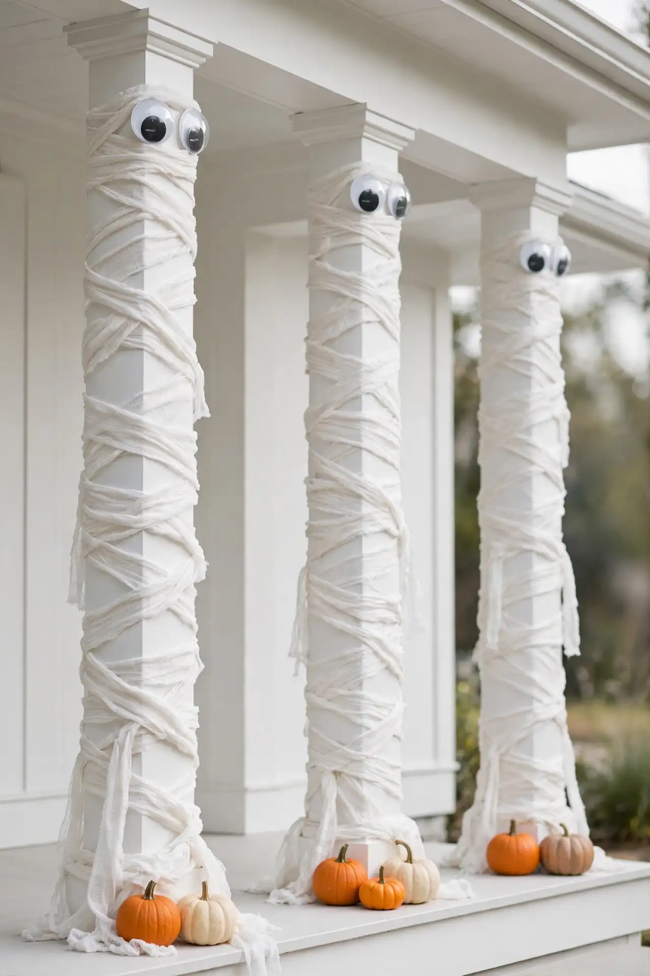 Mummy Wrap Columns