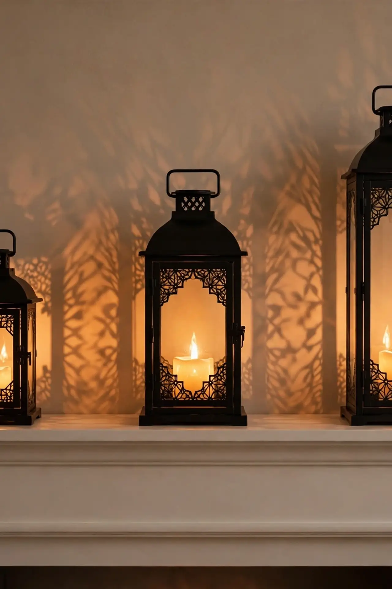 Flicker Lantern Row