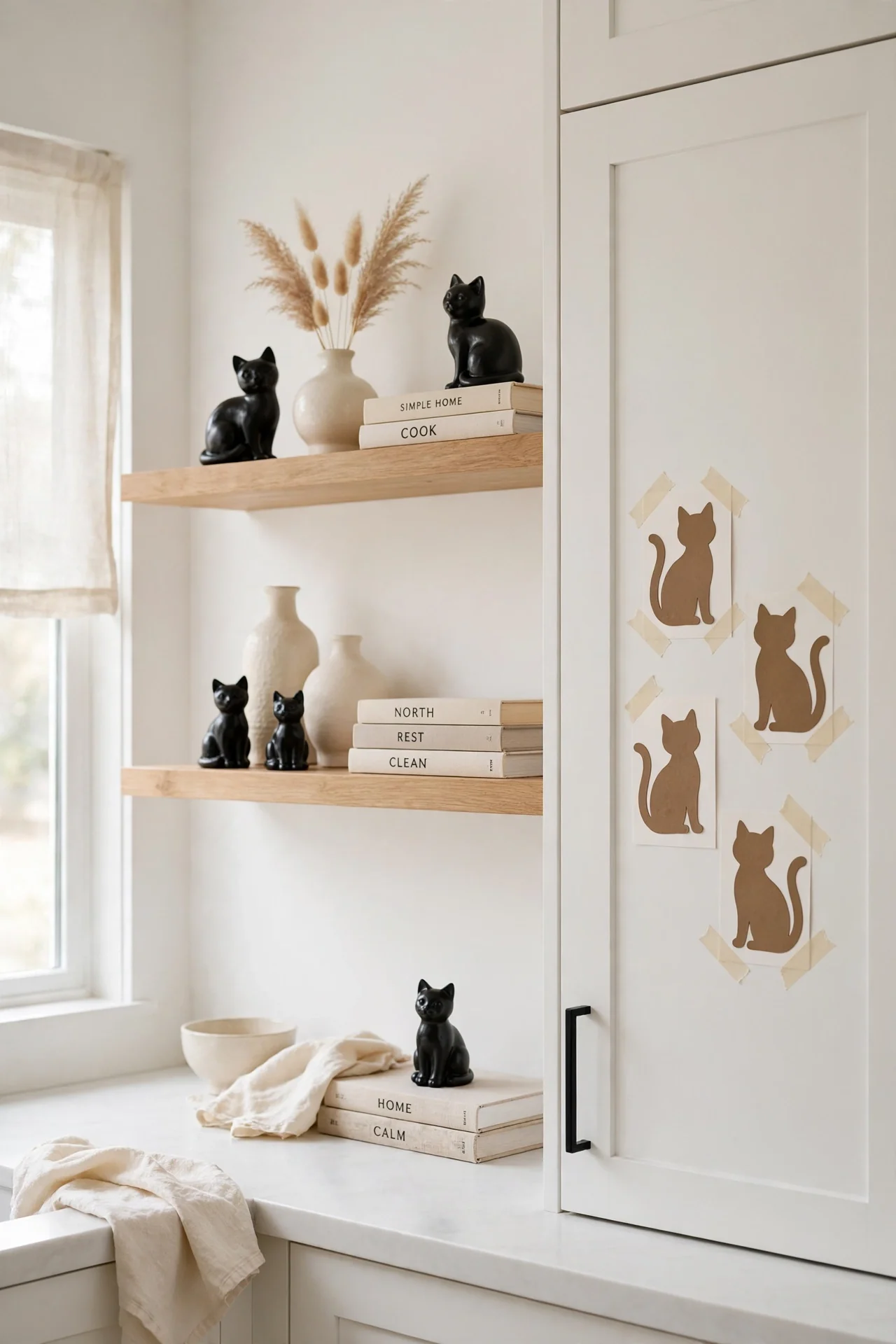 Black Cat Figurines