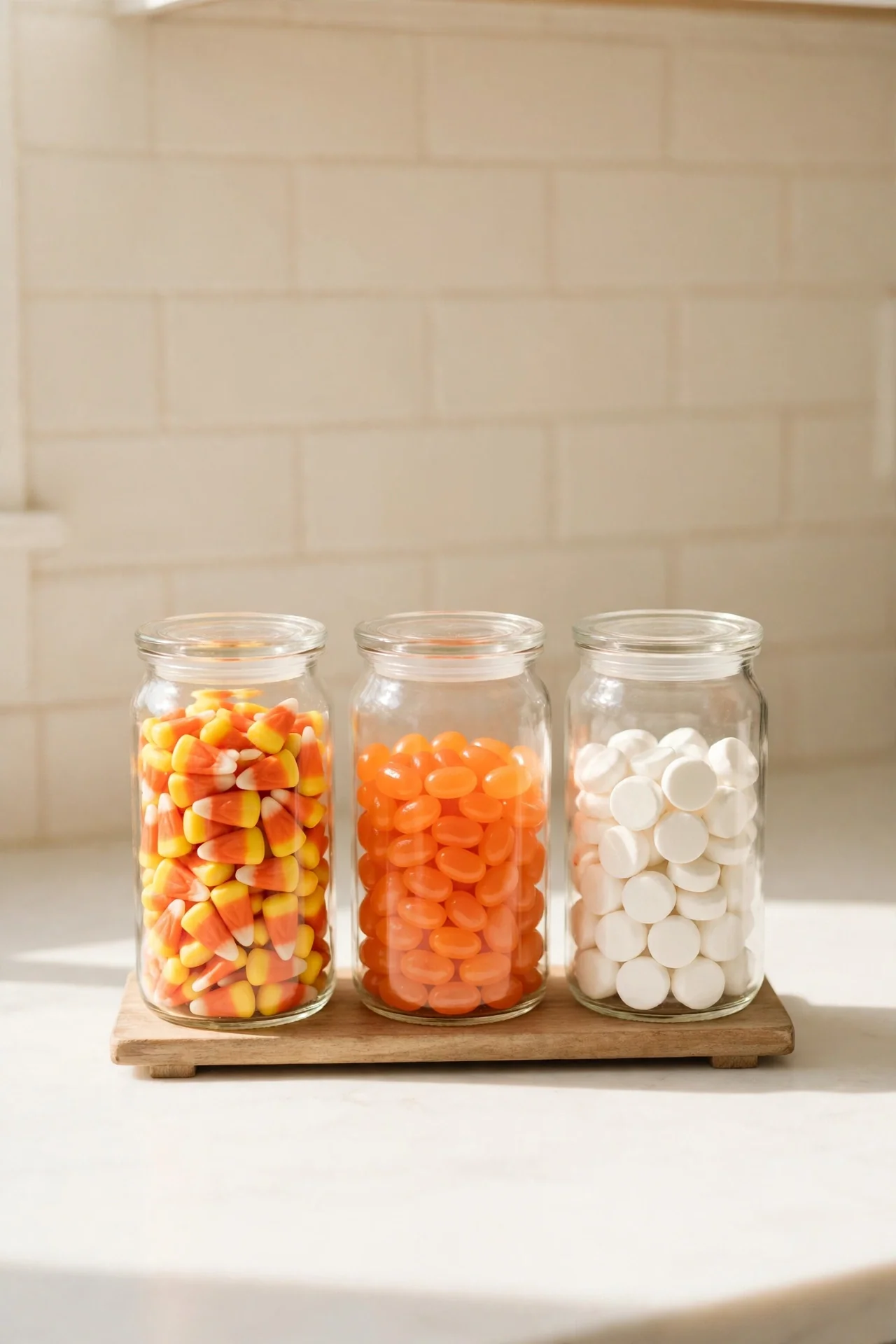 Candy Corn Jars