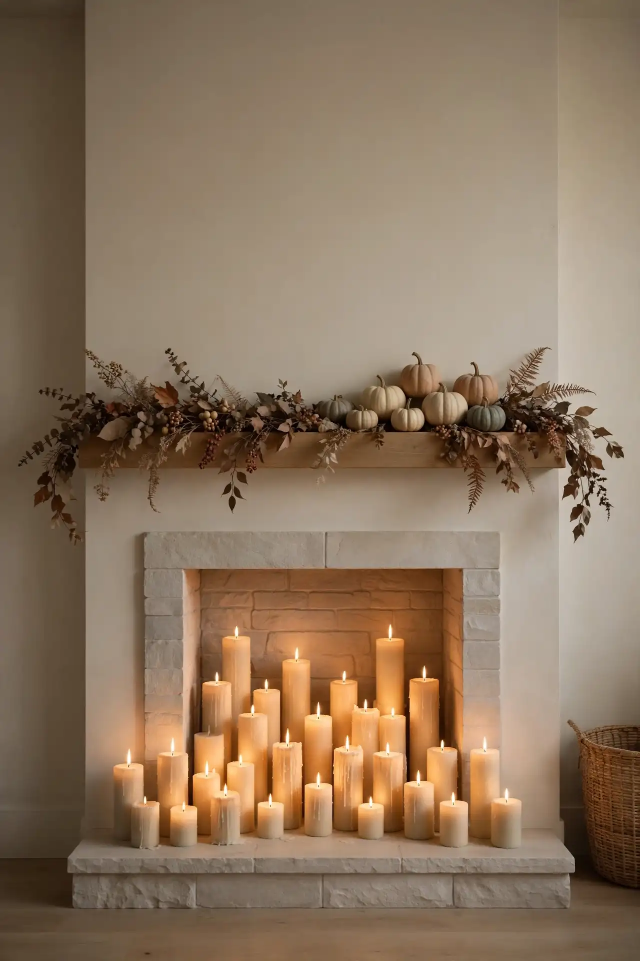 Haunted Fireplace Scene
