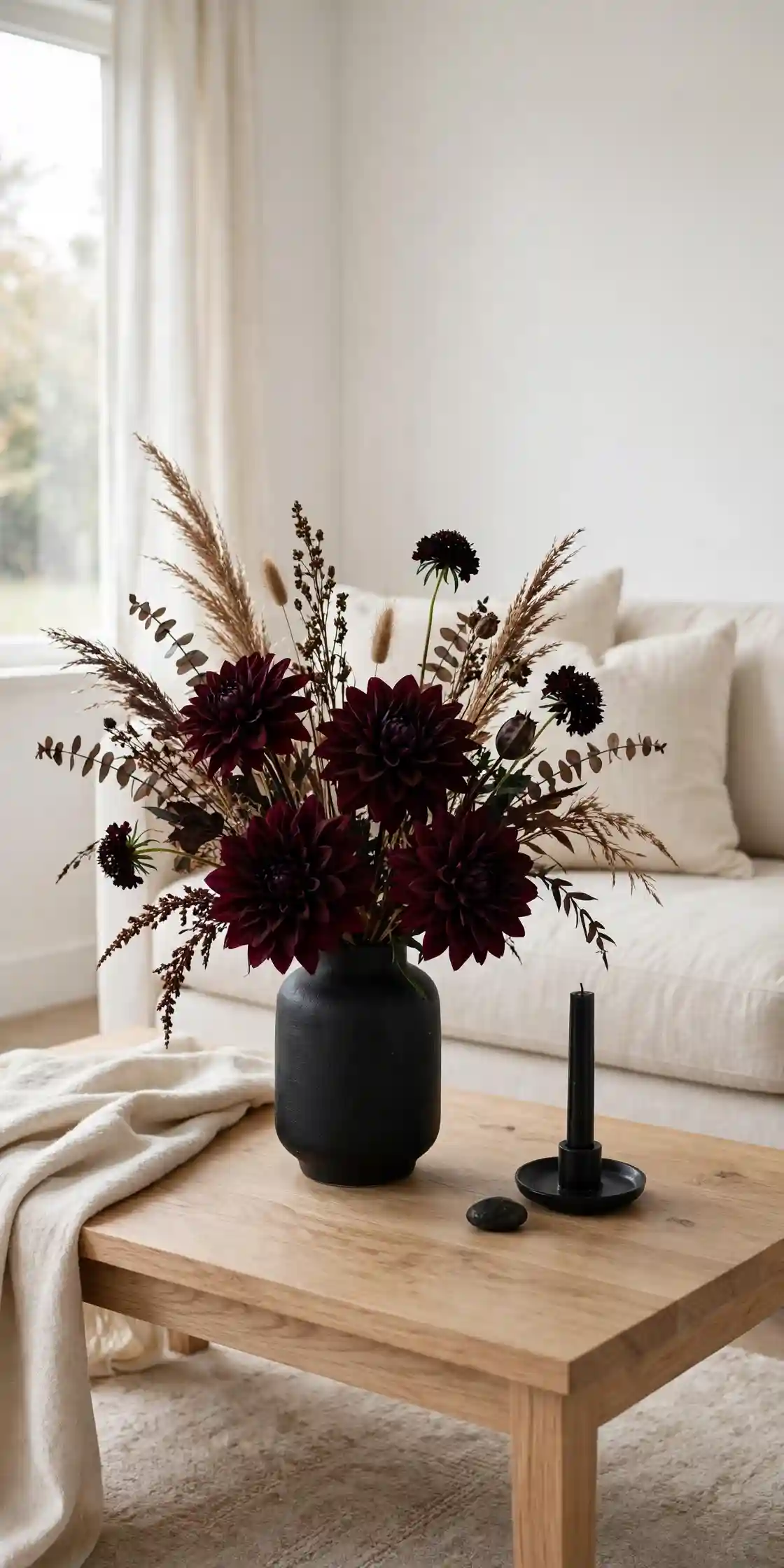 Dark Floral Arrangements