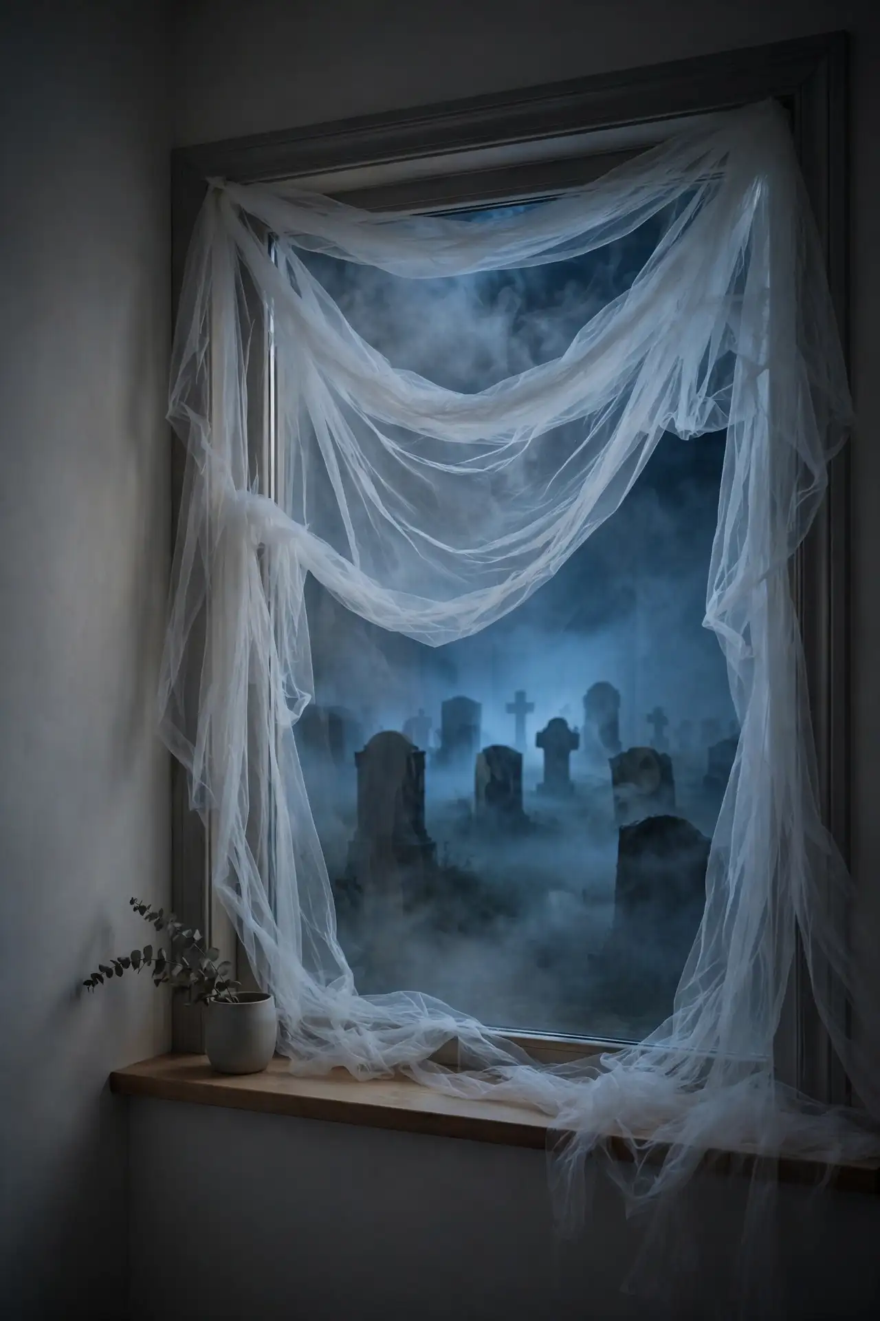Foggy Graveyard Views