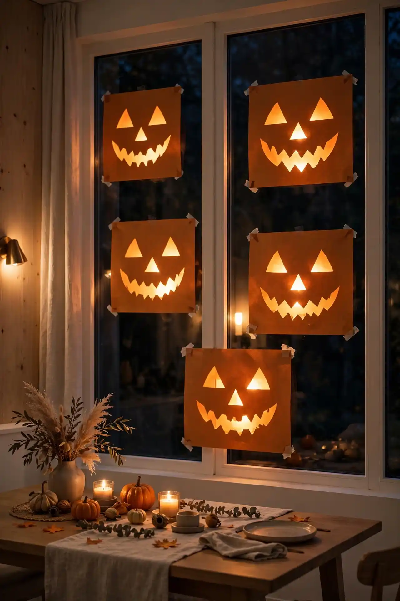 Pumpkin Face Cutouts