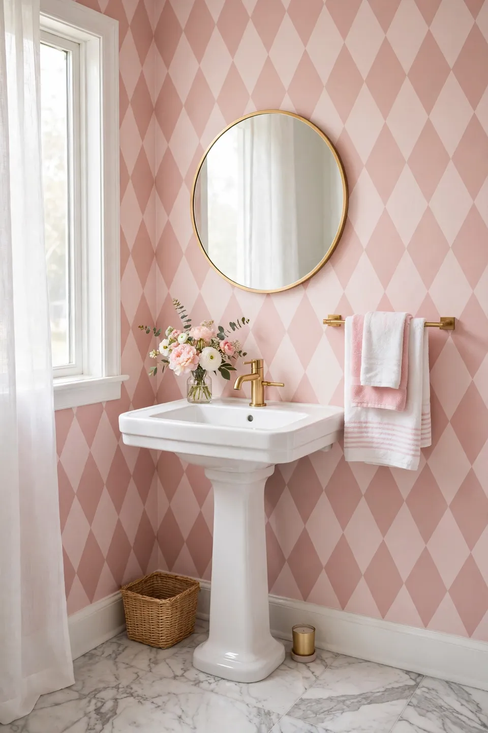 Blush Pink Geometry