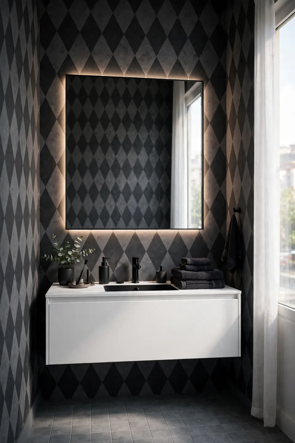 Charcoal Modern Edge