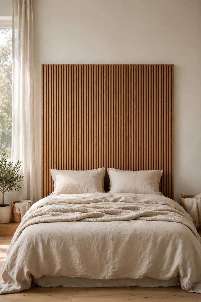 Wood Slat Simplicity