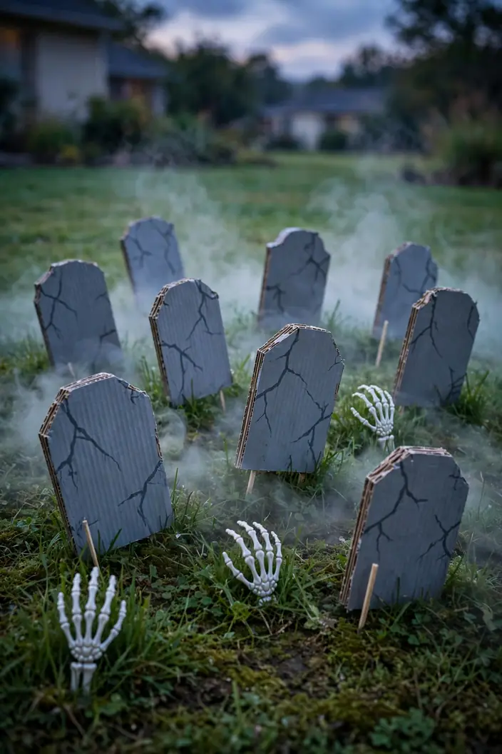 Cardboard Tombstone Village